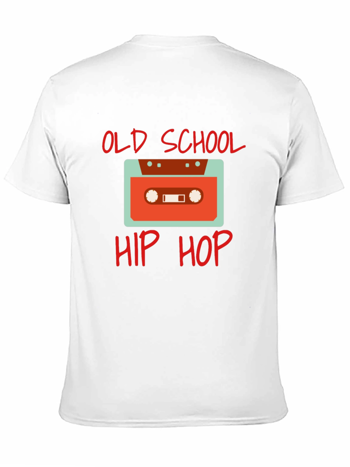 Old School Hip Hop Cassette Tape Graphic Tee