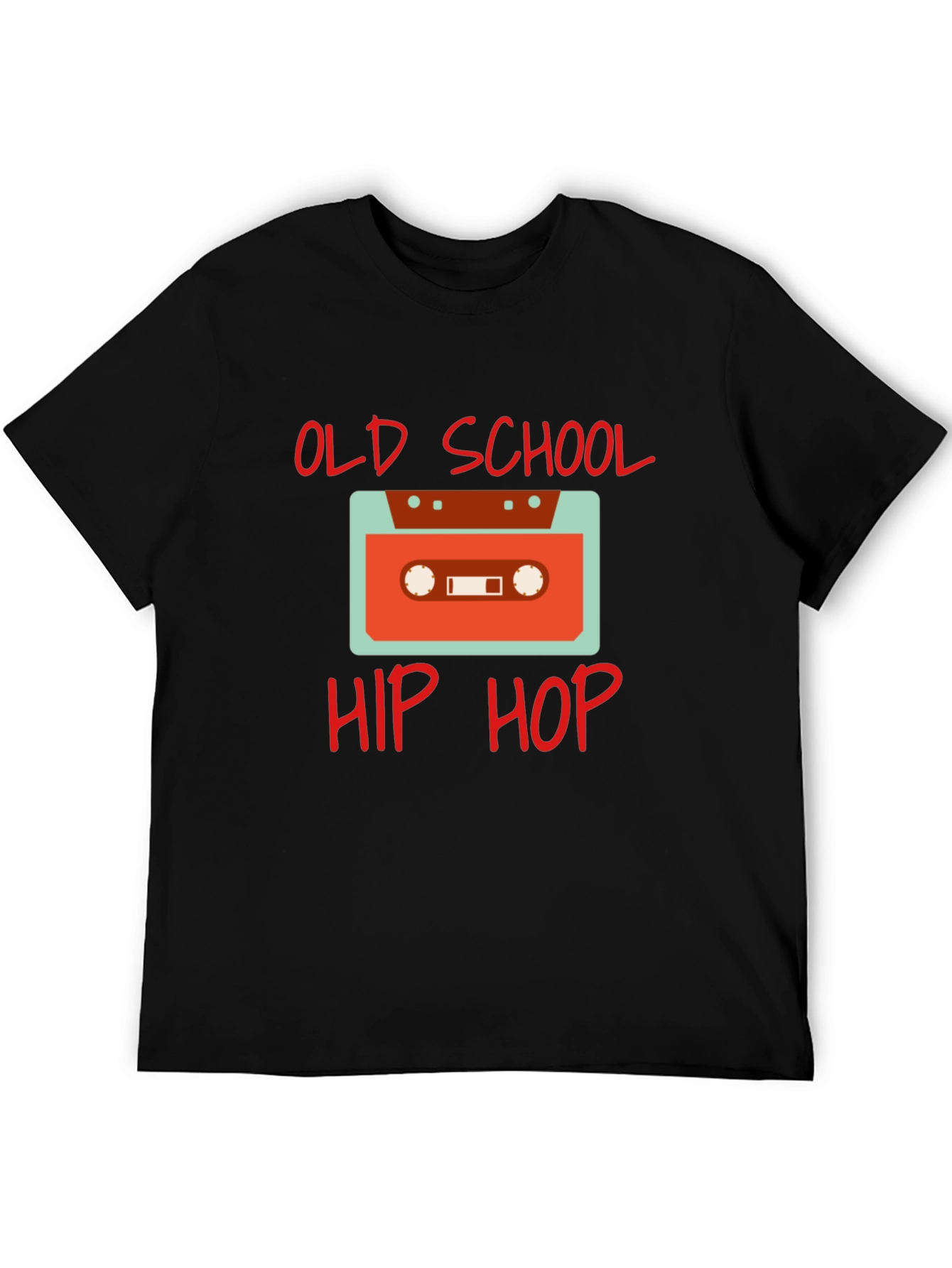 Old School Hip Hop Cassette Tape Graphic Tee
