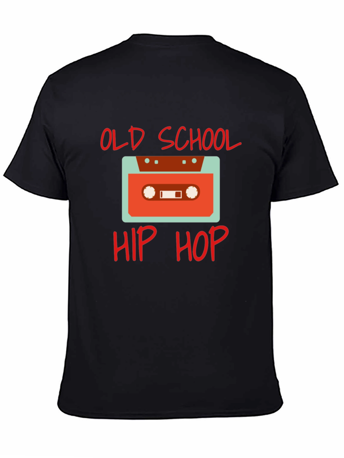 Old School Hip Hop Cassette Tape Graphic Tee