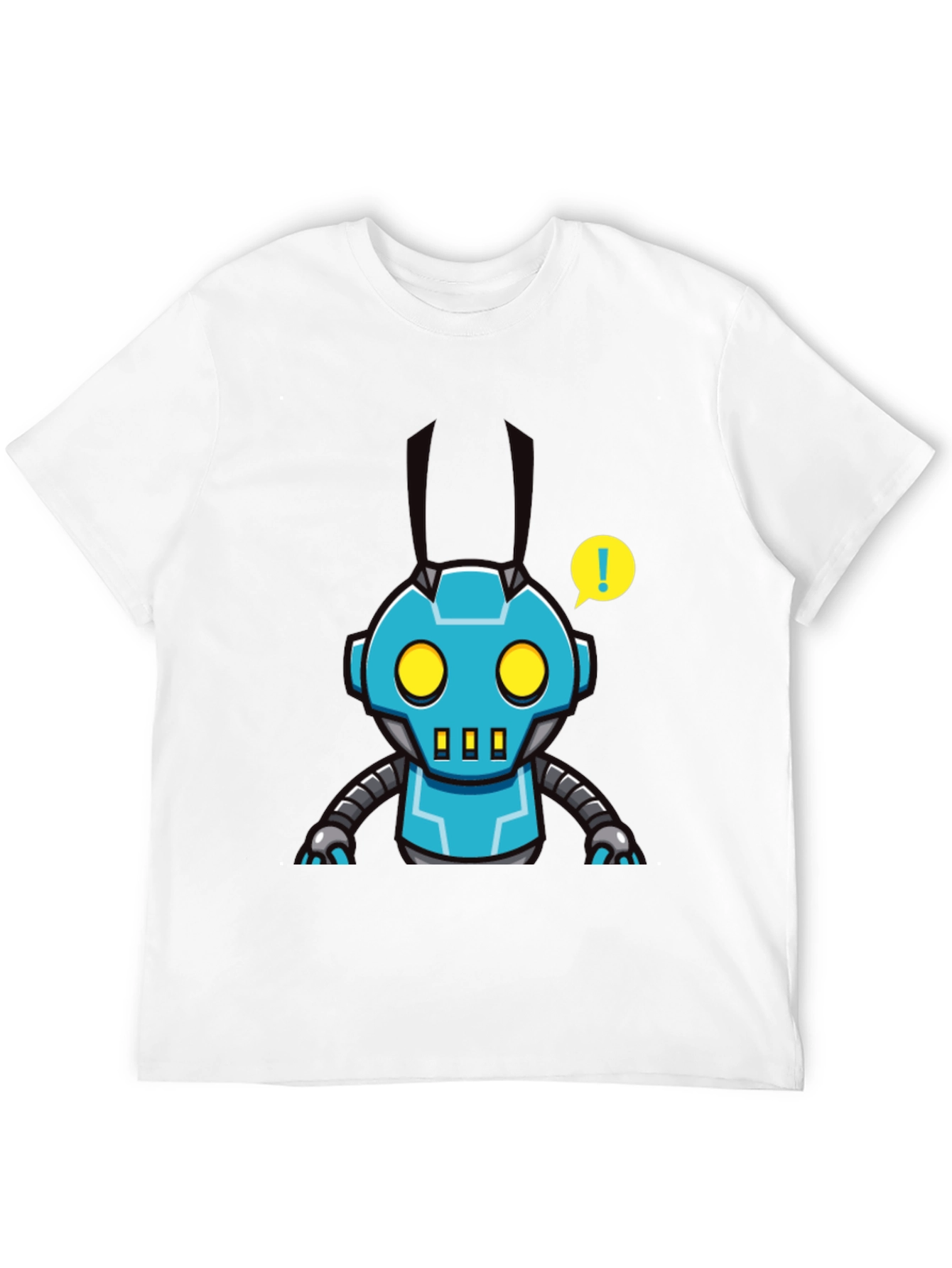 Robot Graphic T-Shirt - Cool Cartoon Design