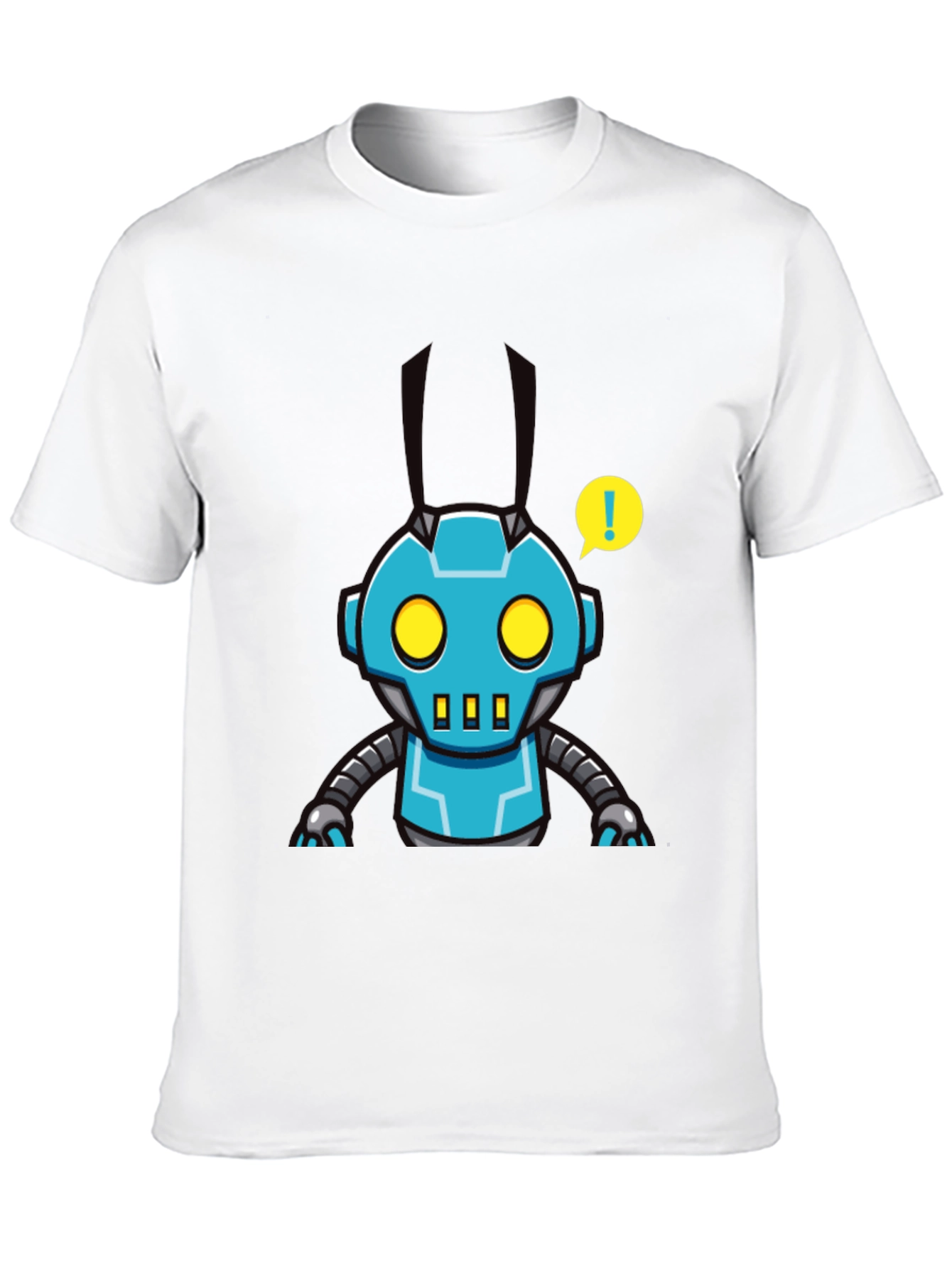 Robot Graphic T-Shirt - Cool Cartoon Design