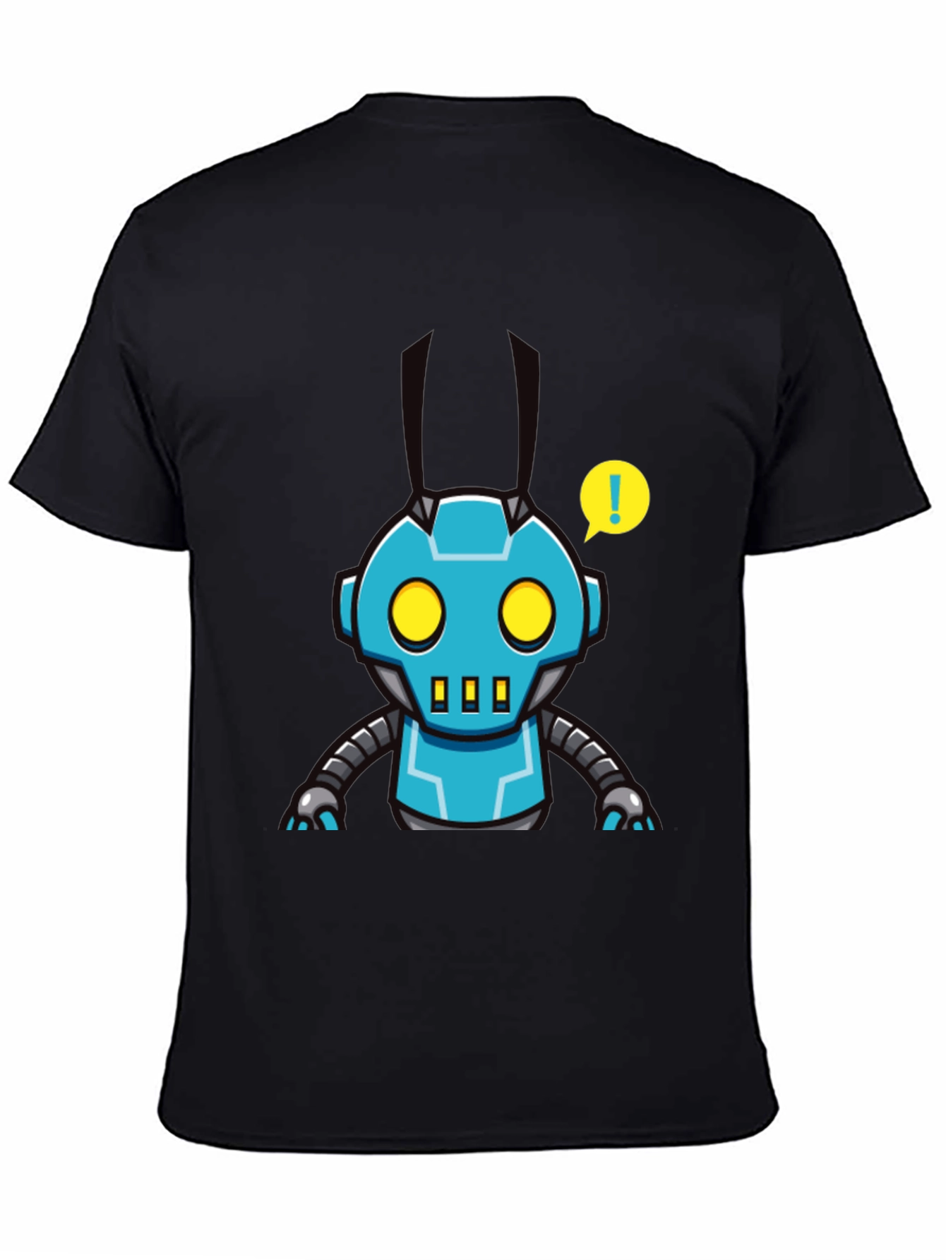 Robot Graphic T-Shirt - Cool Cartoon Design