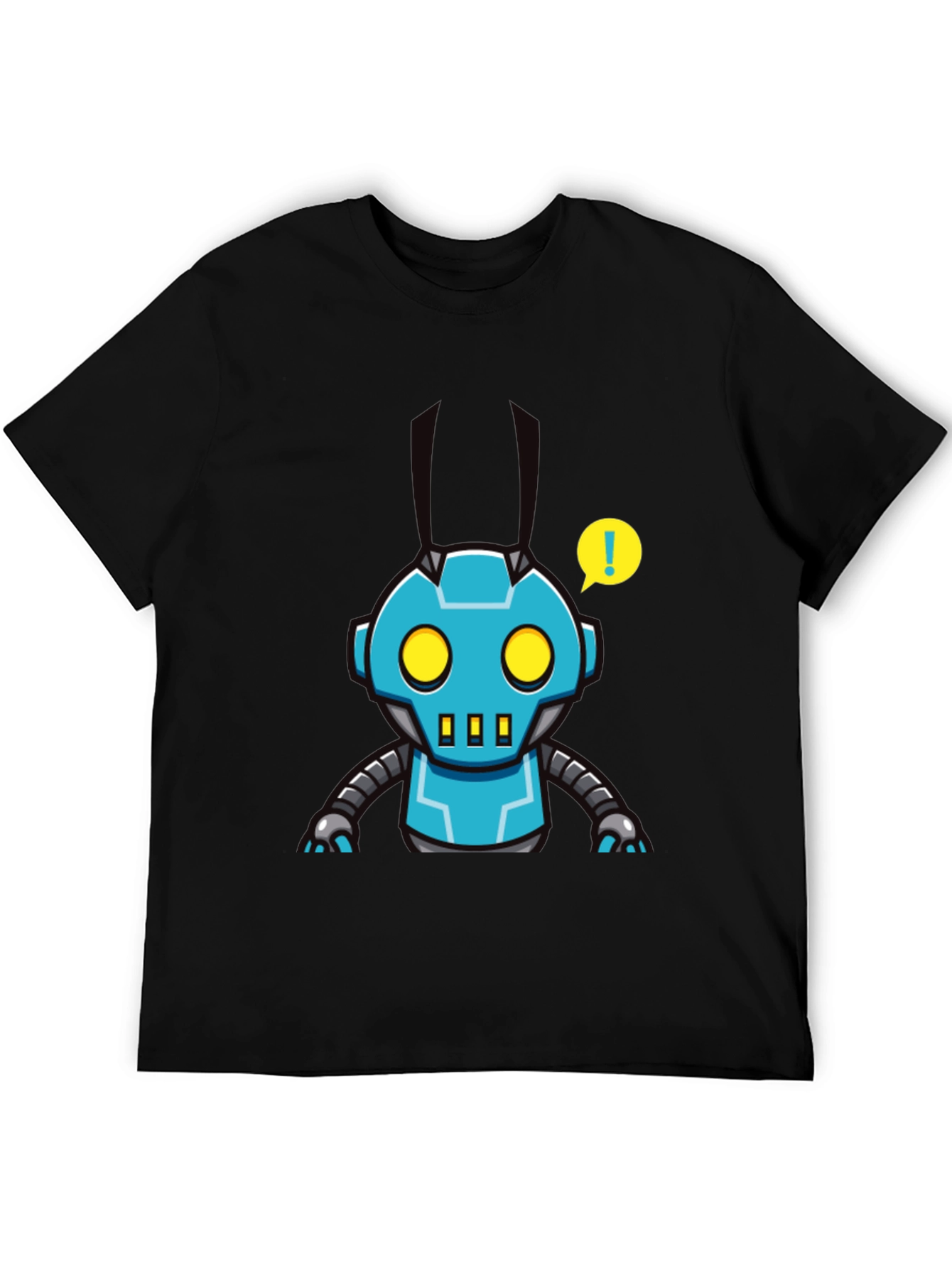 Robot Graphic T-Shirt - Cool Cartoon Design