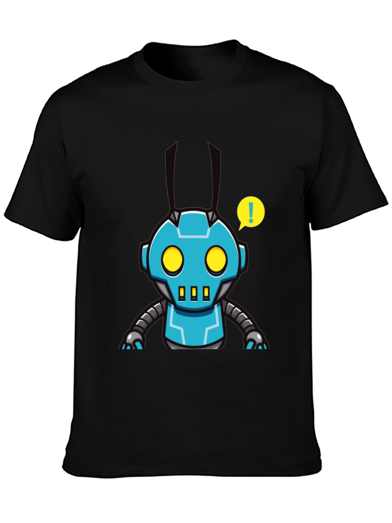 Robot Graphic T-Shirt - Cool Cartoon Design