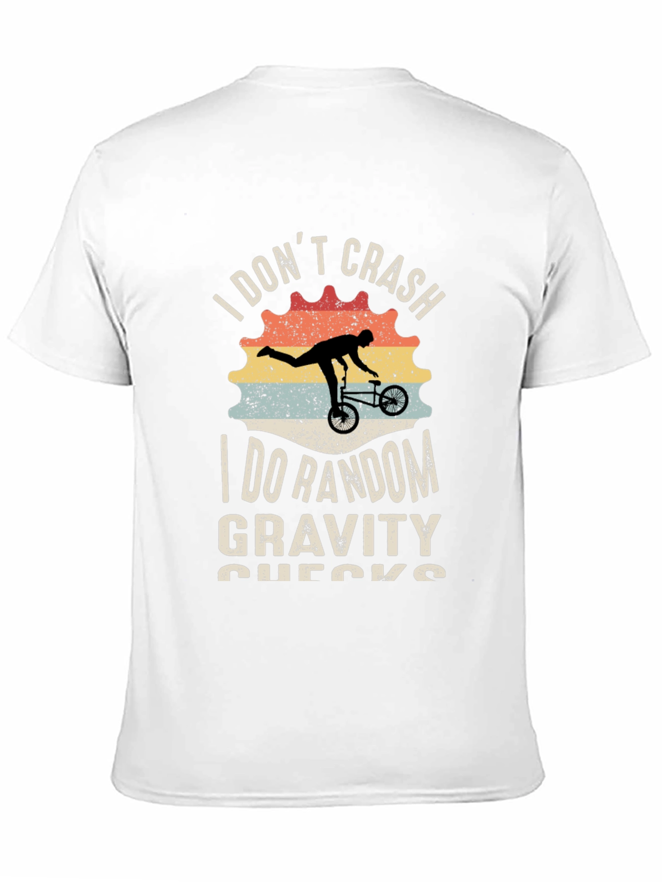 I Dont Crash Funny BMX Bike T-Shirt