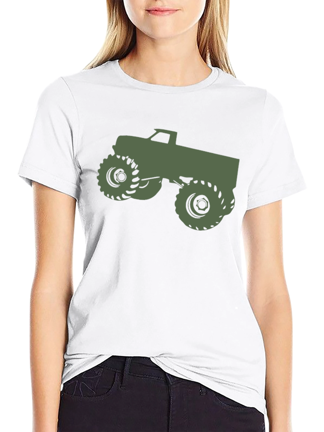 Monster Truck Graphic Tee - Cool Black T-Shirt