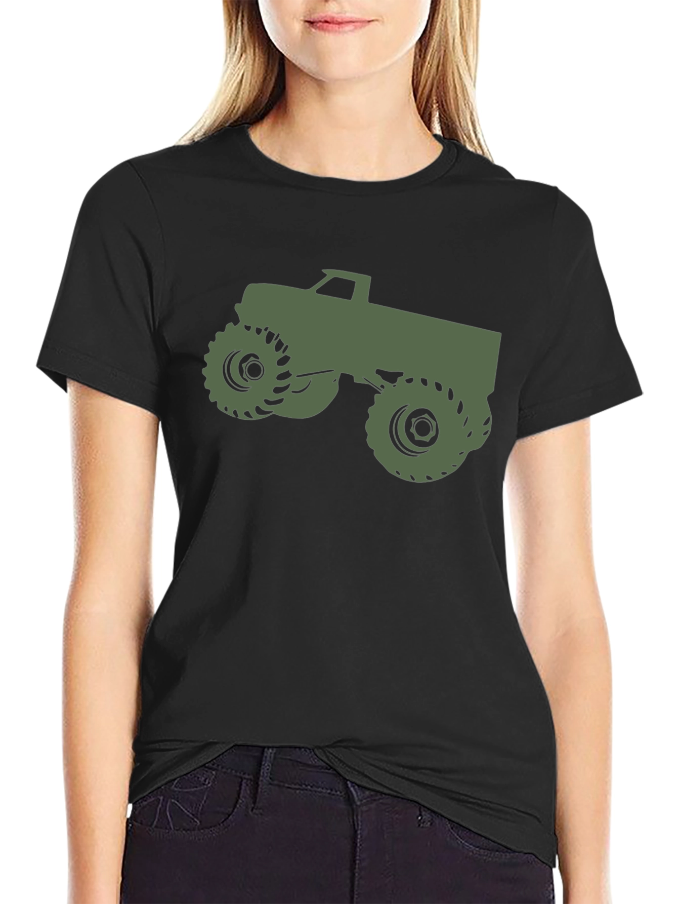 Monster Truck Graphic Tee - Cool Black T-Shirt