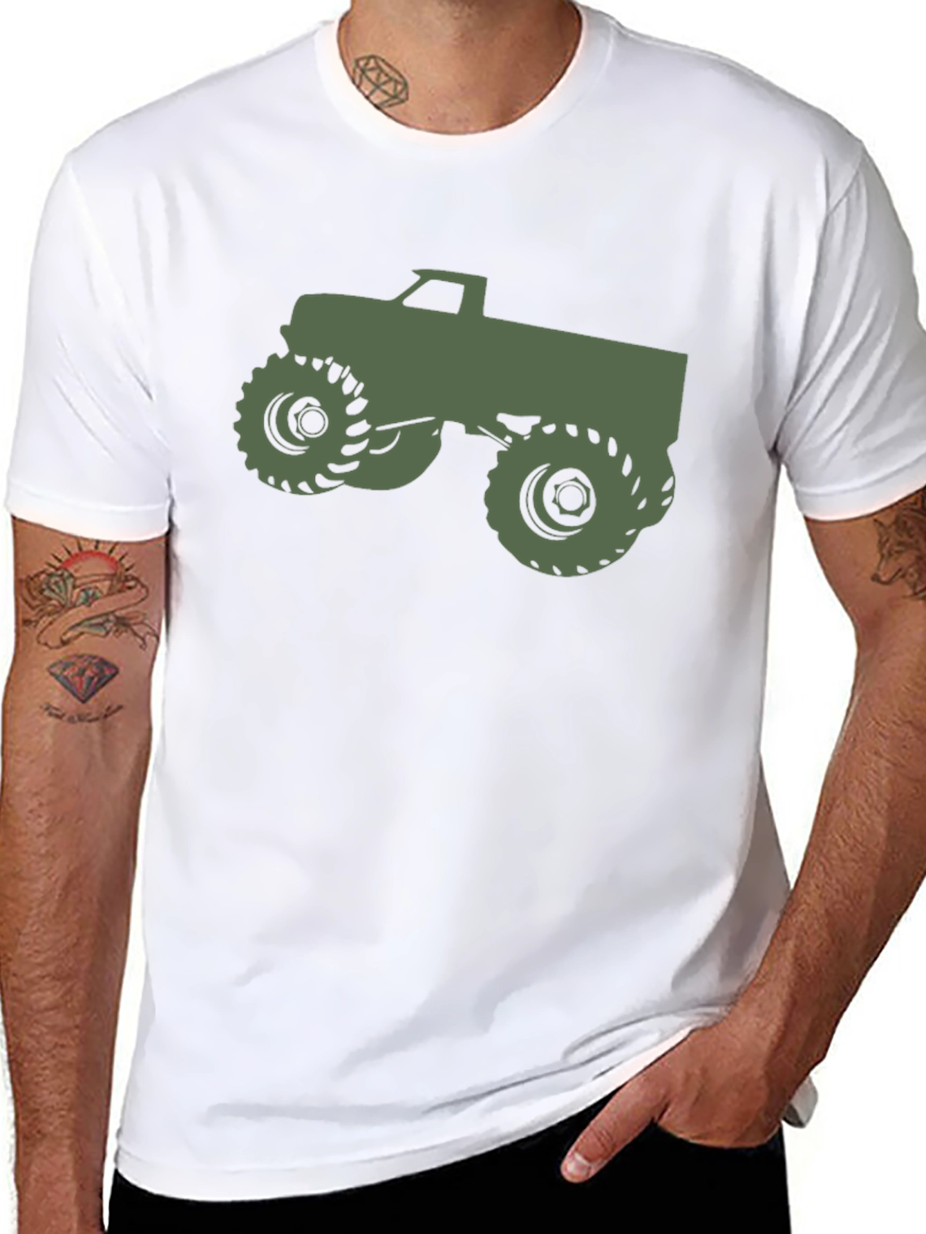 Monster Truck Graphic Tee - Cool Black T-Shirt