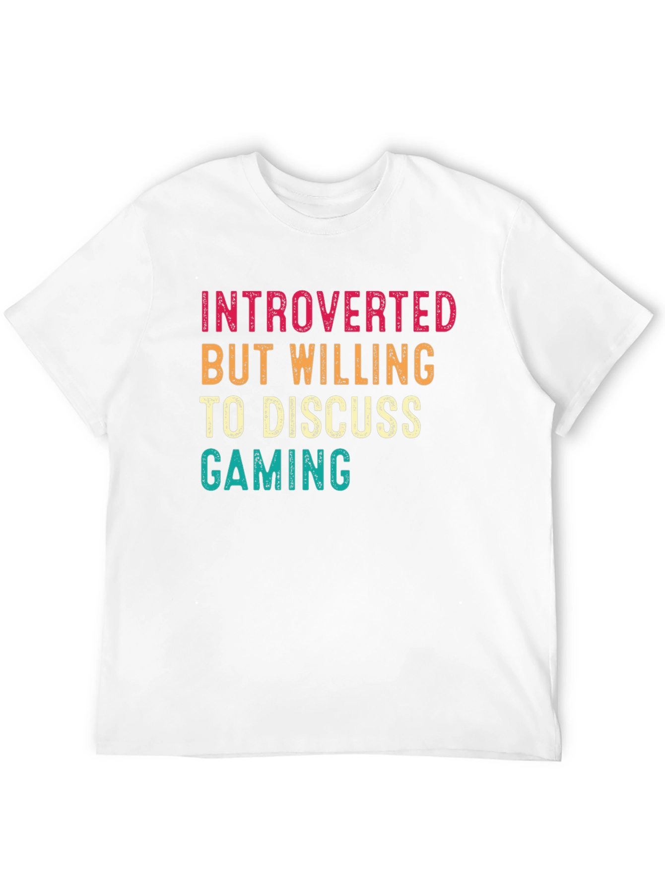 Introverted Gamer Tee - Discuss Gaming T-Shirt