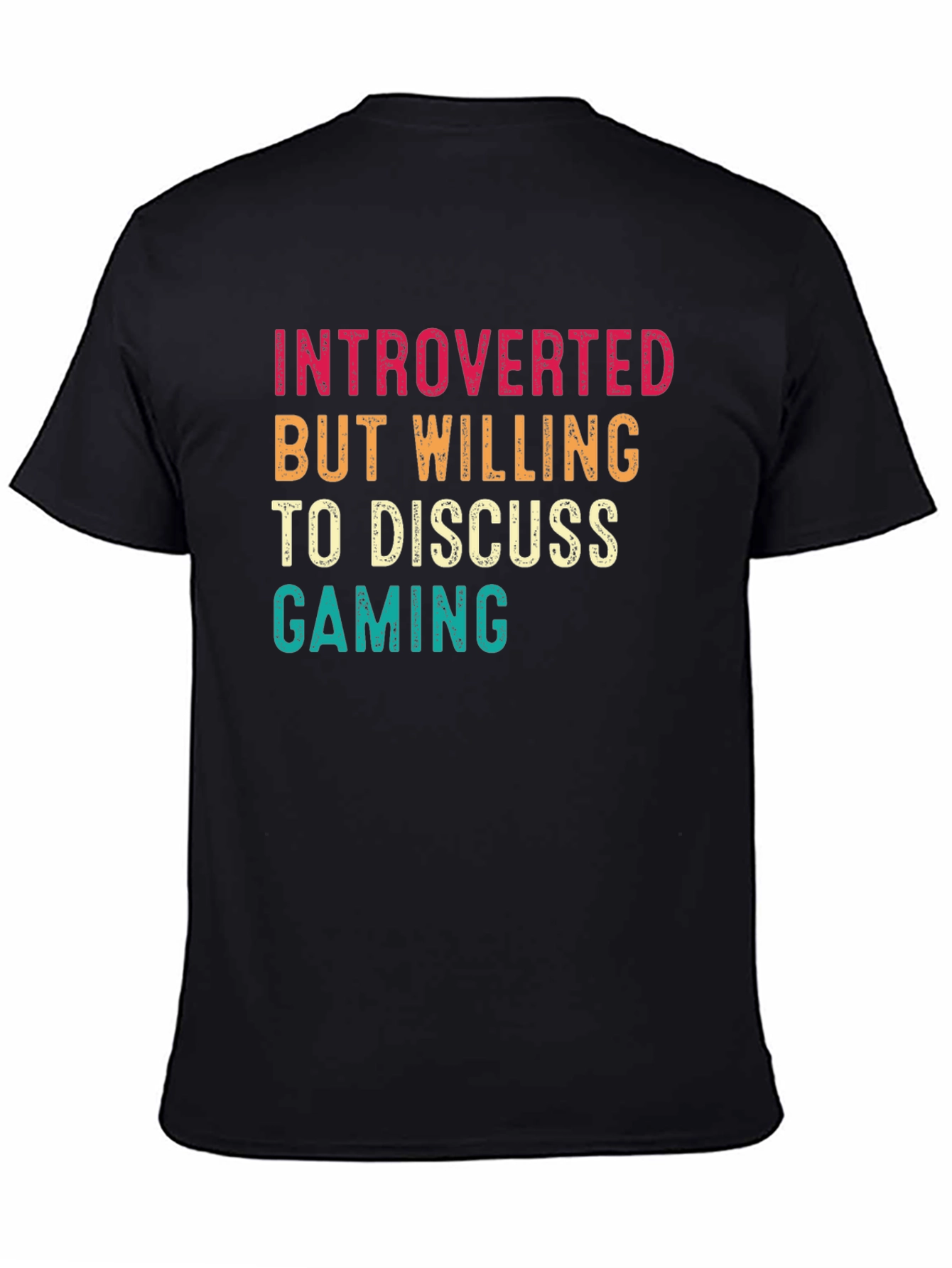 Introverted Gamer Tee - Discuss Gaming T-Shirt