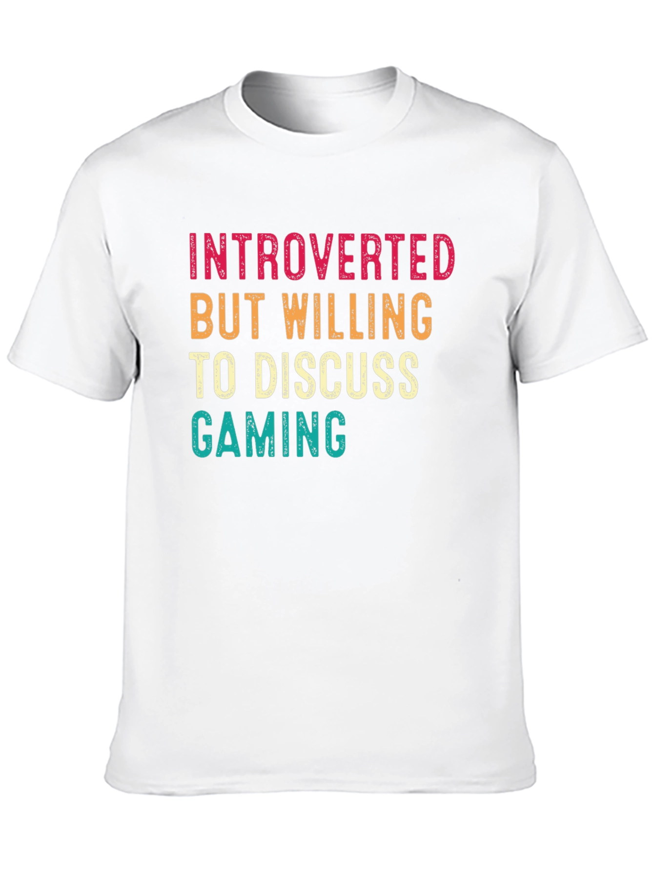 Introverted Gamer Tee - Discuss Gaming T-Shirt