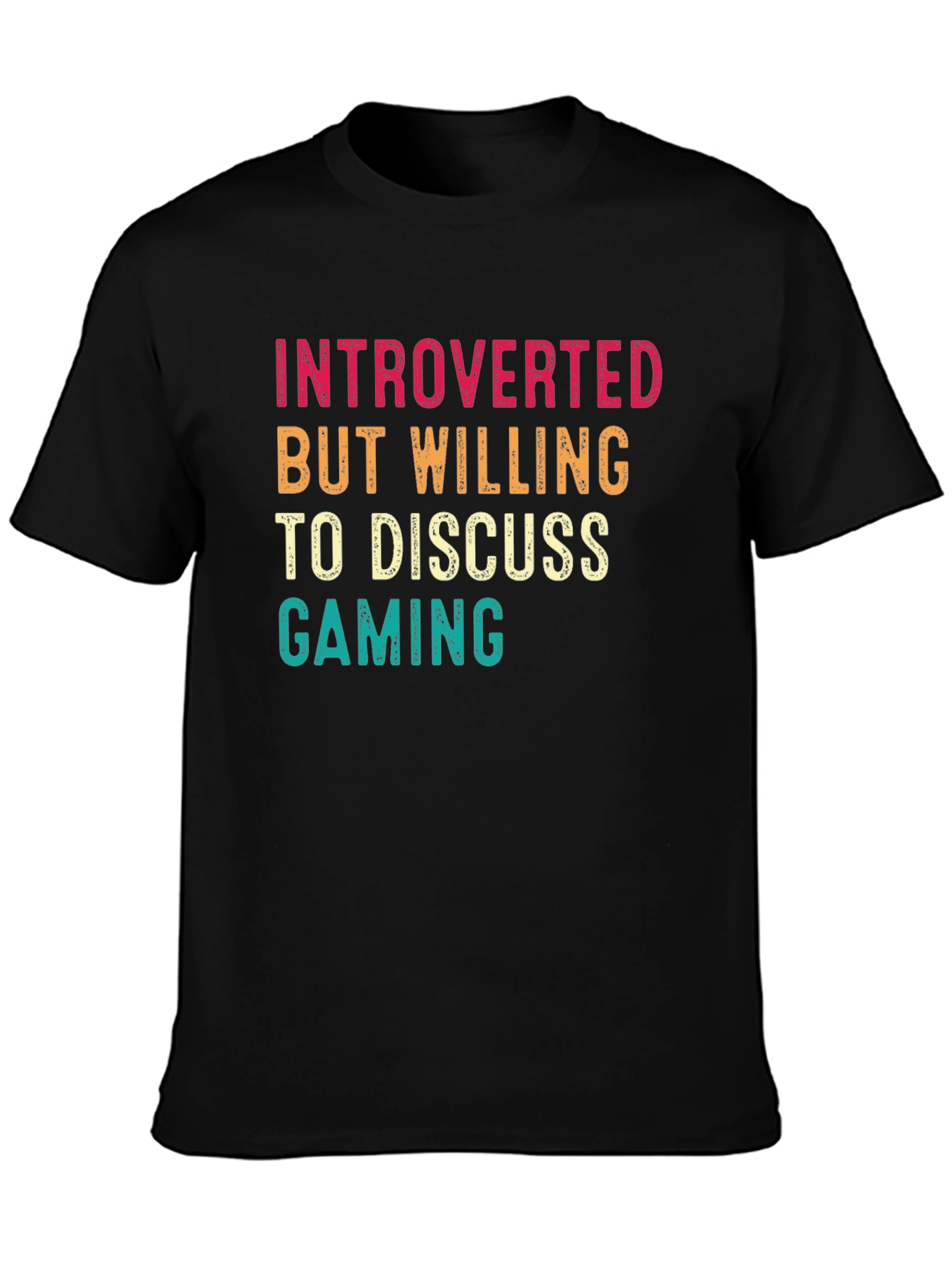 Introverted Gamer Tee - Discuss Gaming T-Shirt