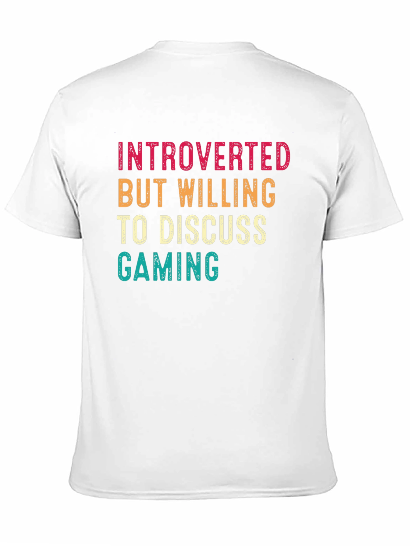 Introverted Gamer Tee - Discuss Gaming T-Shirt