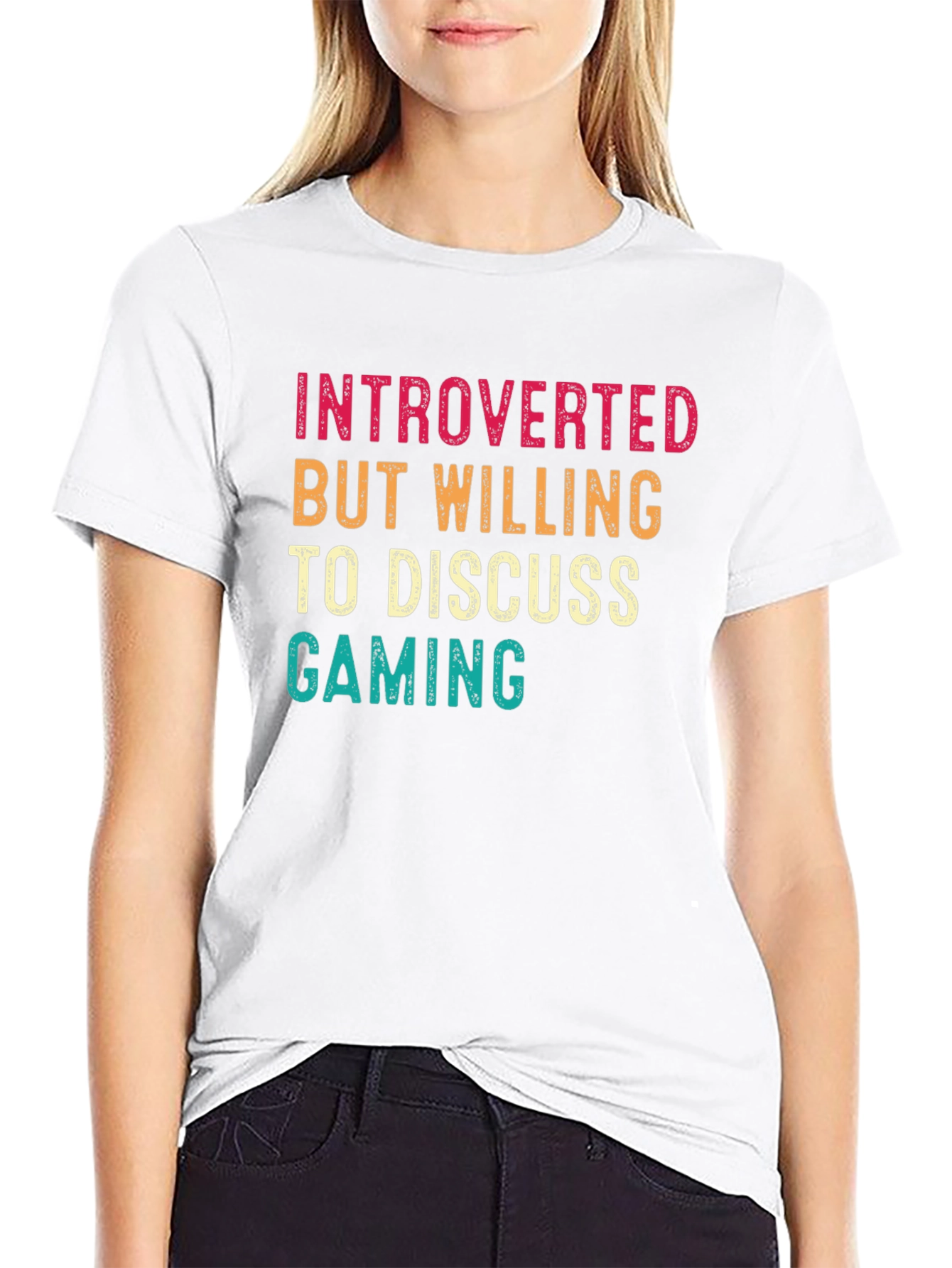 Introverted Gamer Tee - Discuss Gaming T-Shirt