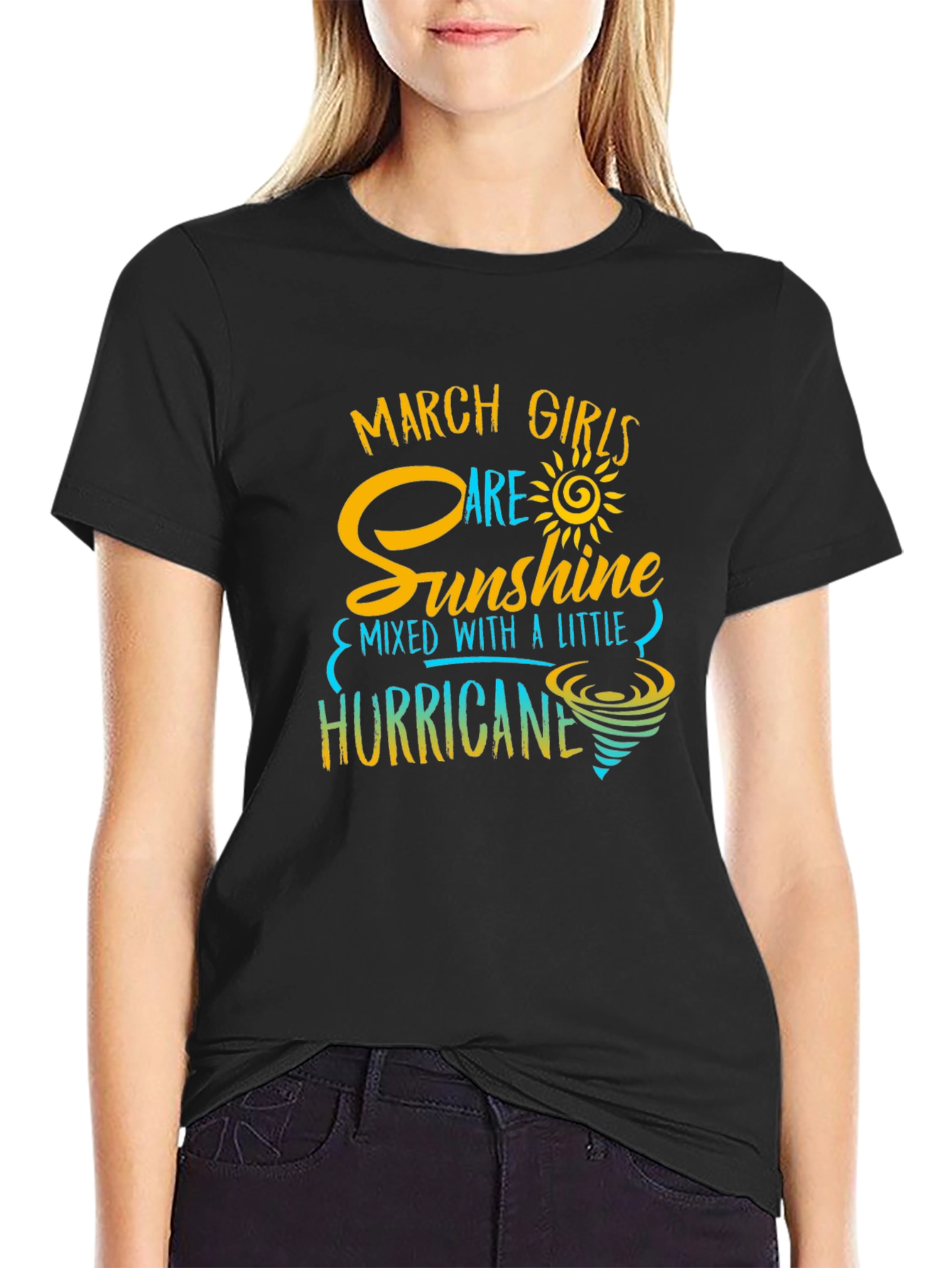 March Girls Sunshine & Hurricane Graphic Tee