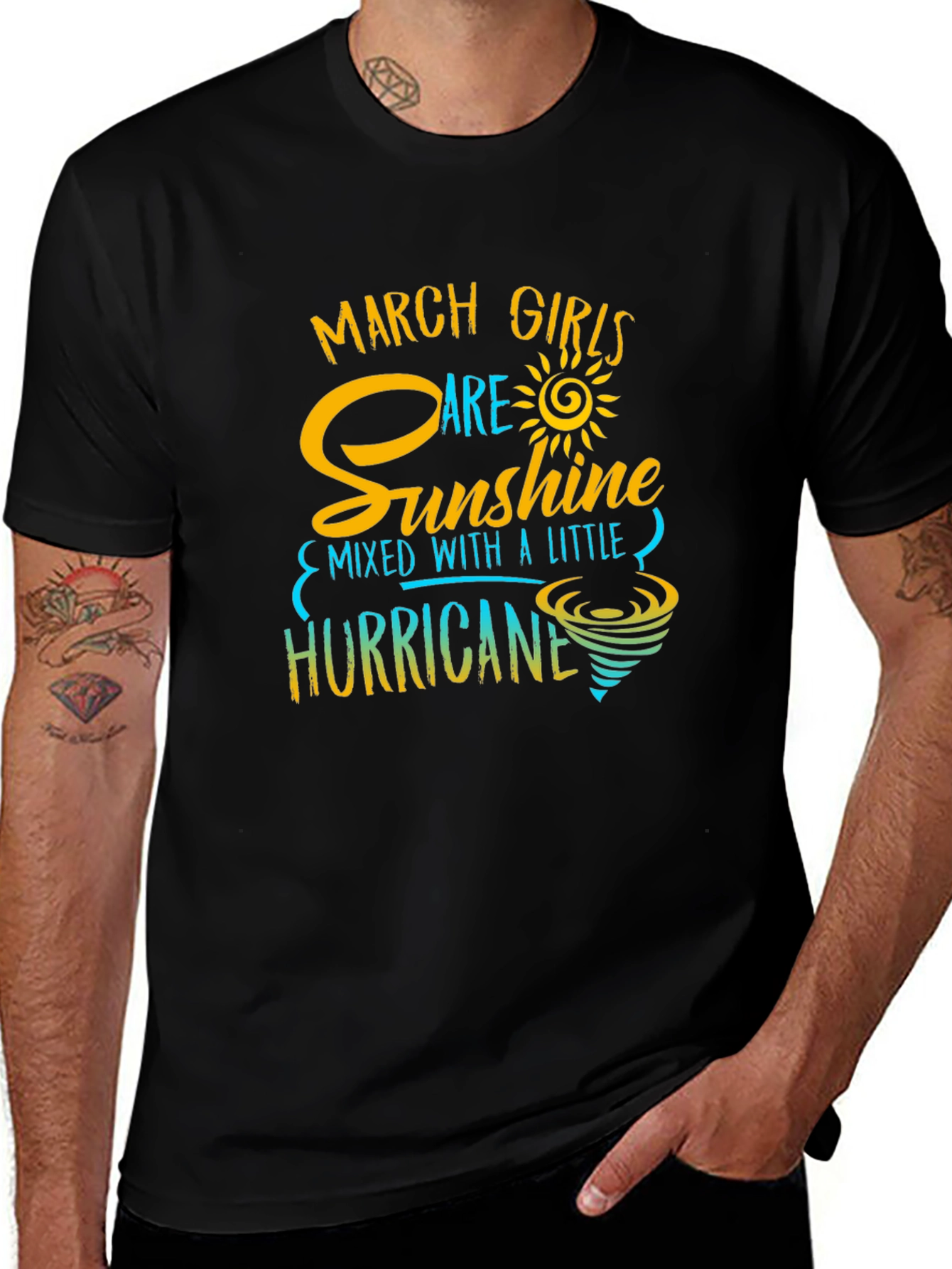 March Girls Sunshine & Hurricane Graphic Tee