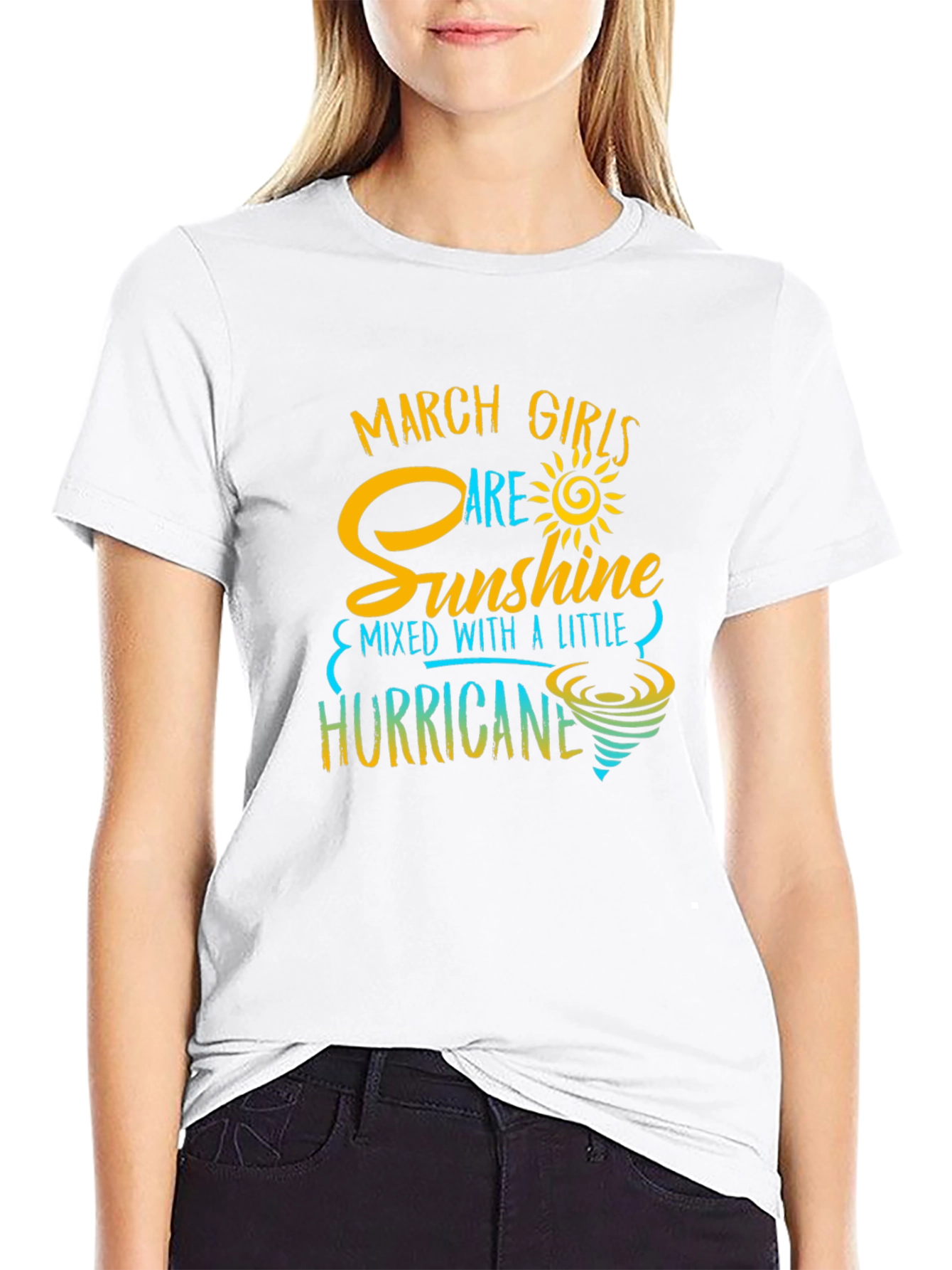 March Girls Sunshine & Hurricane Graphic Tee