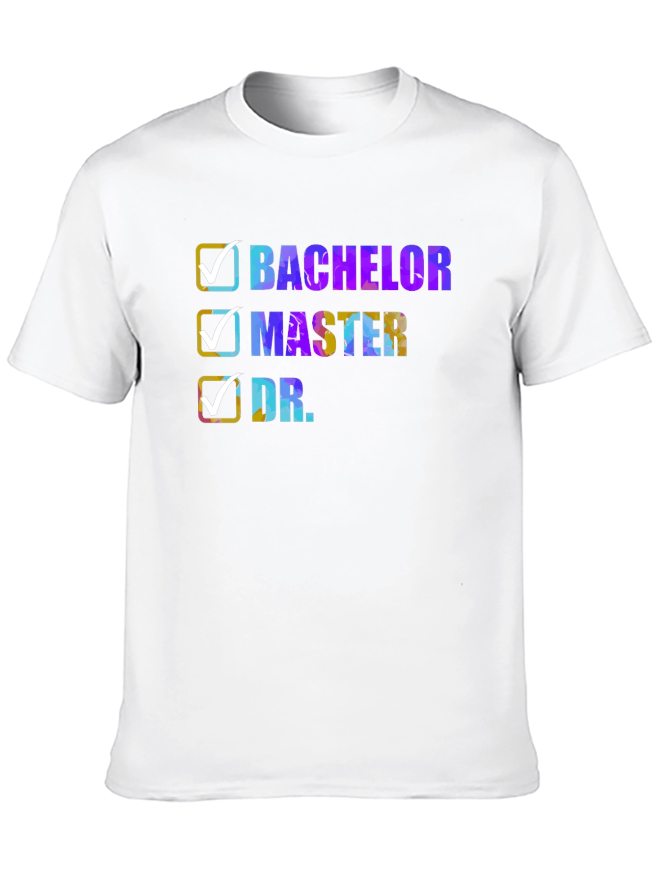 Graduated! Degree Checkbox Tee