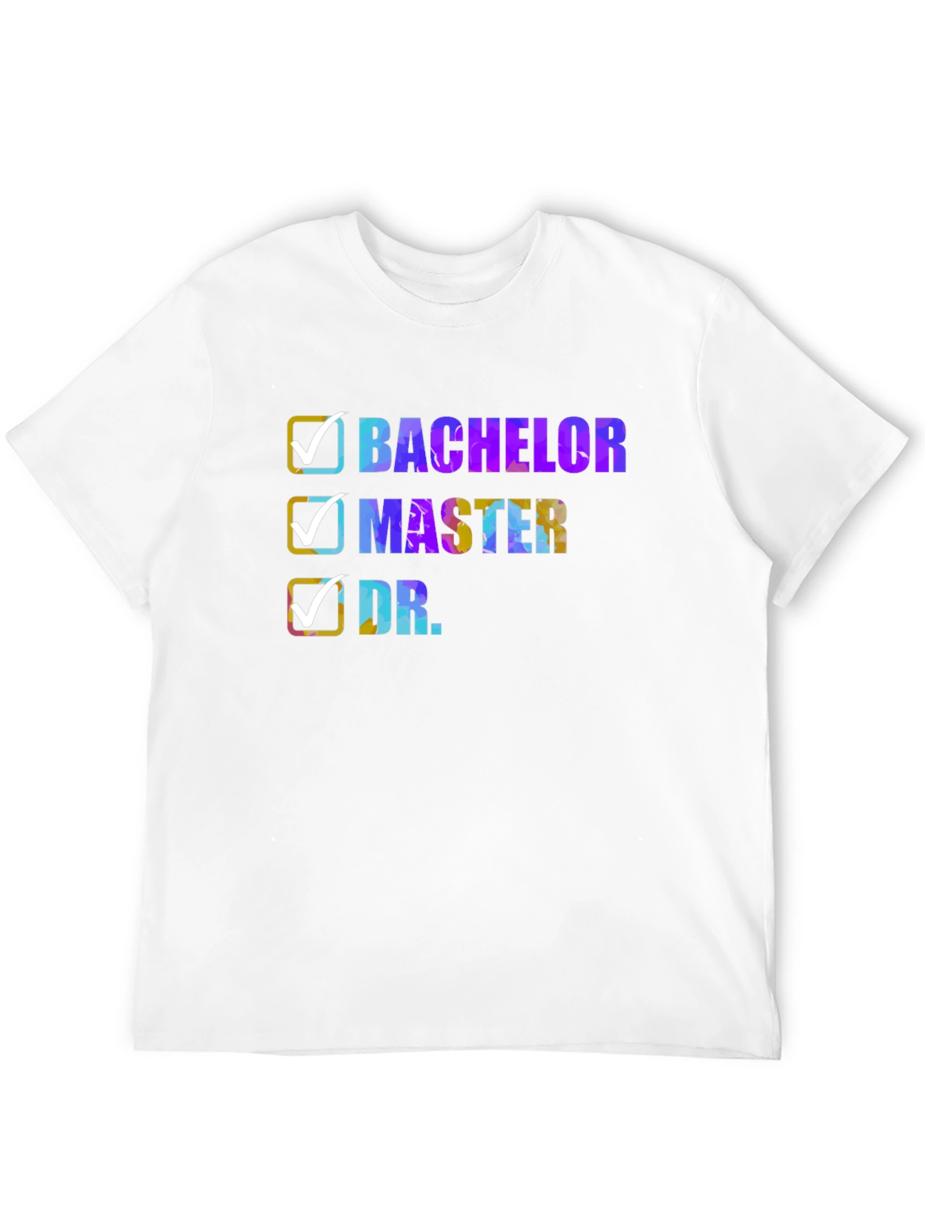 Graduated! Degree Checkbox Tee
