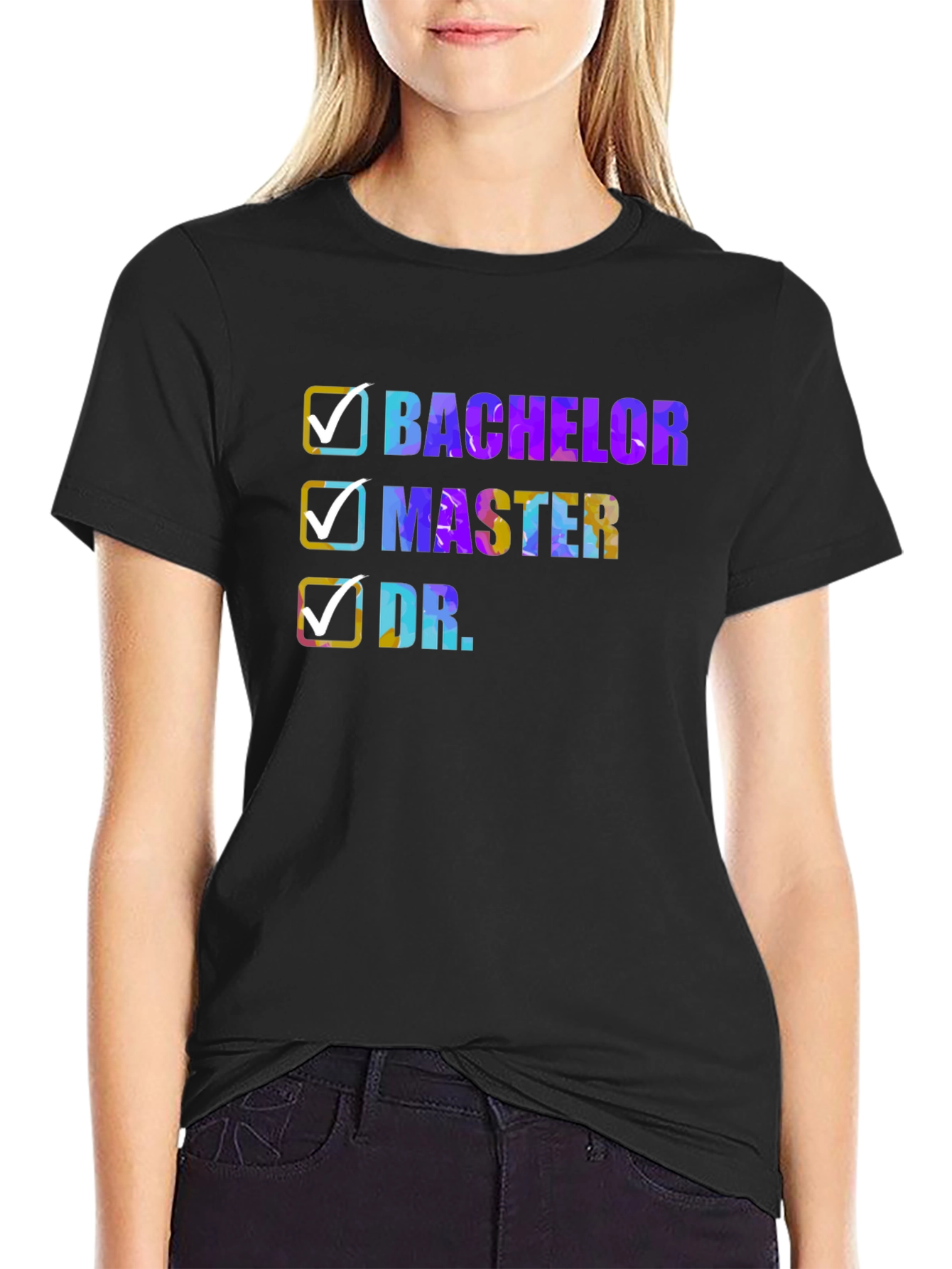 Graduated! Degree Checkbox Tee