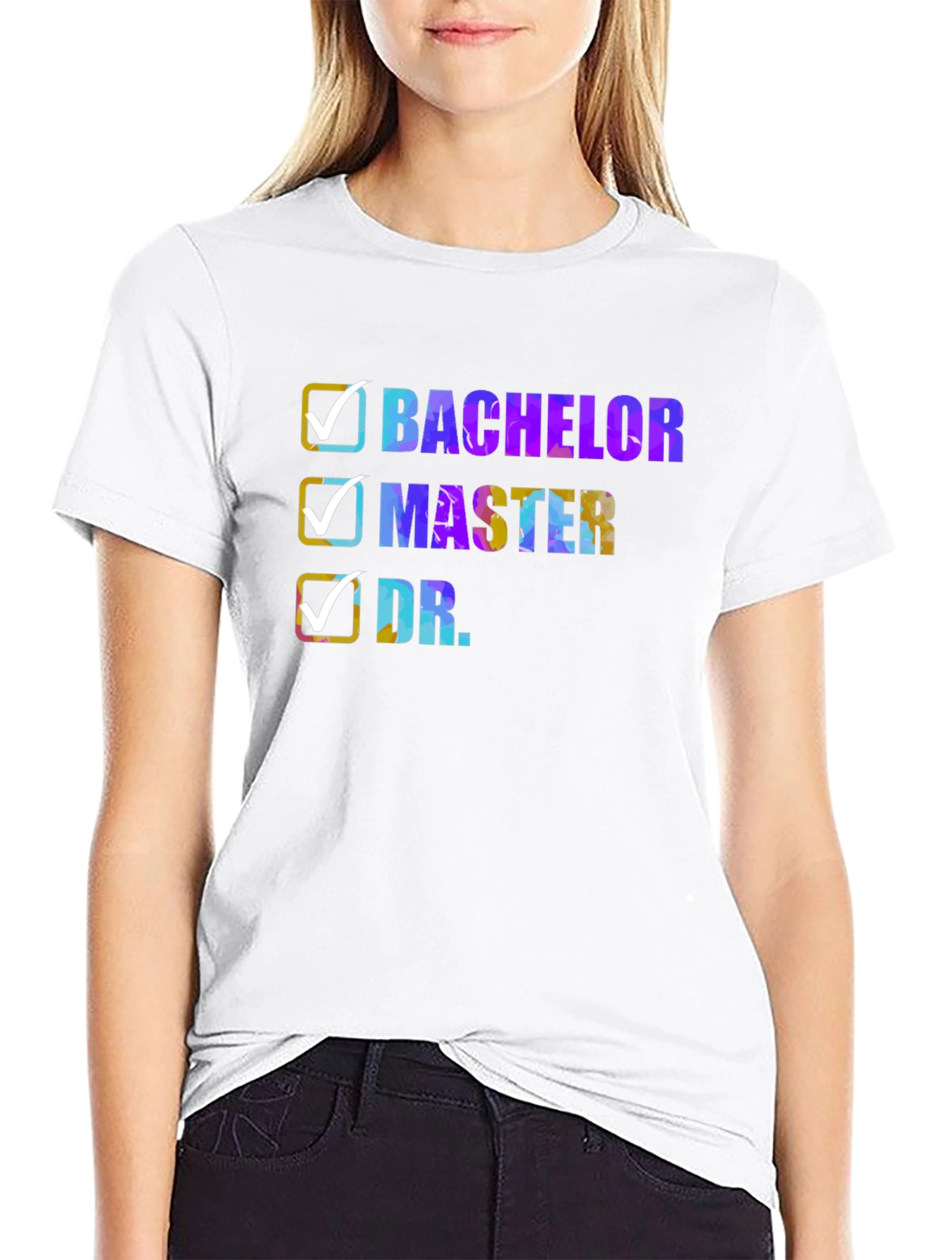 Graduated! Degree Checkbox Tee