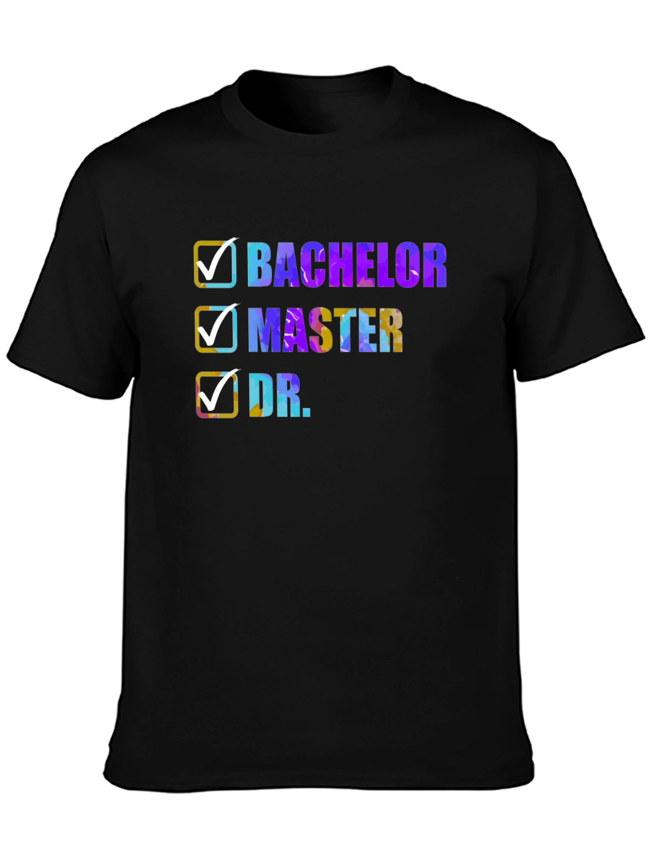 Graduated! Degree Checkbox Tee