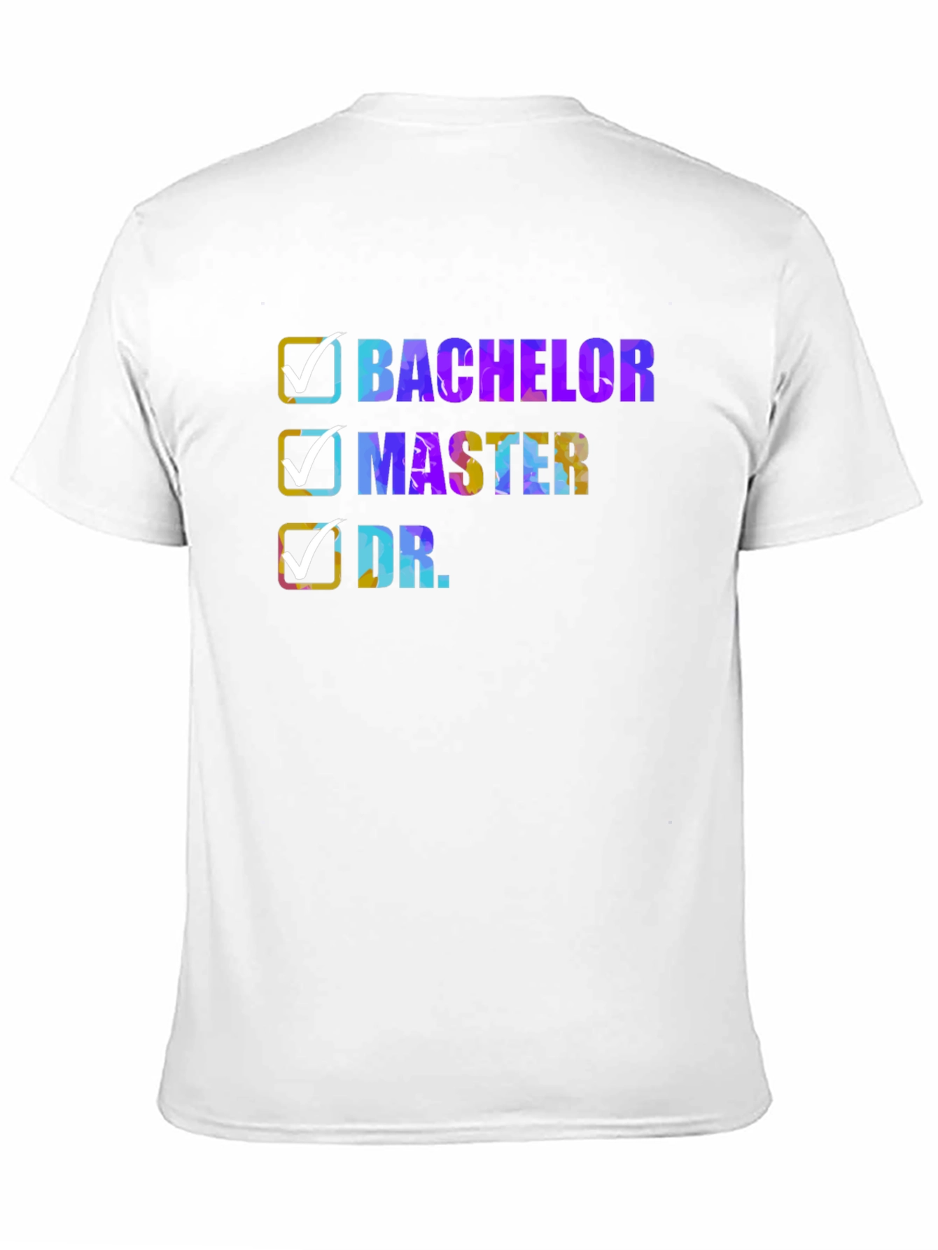 Graduated! Degree Checkbox Tee