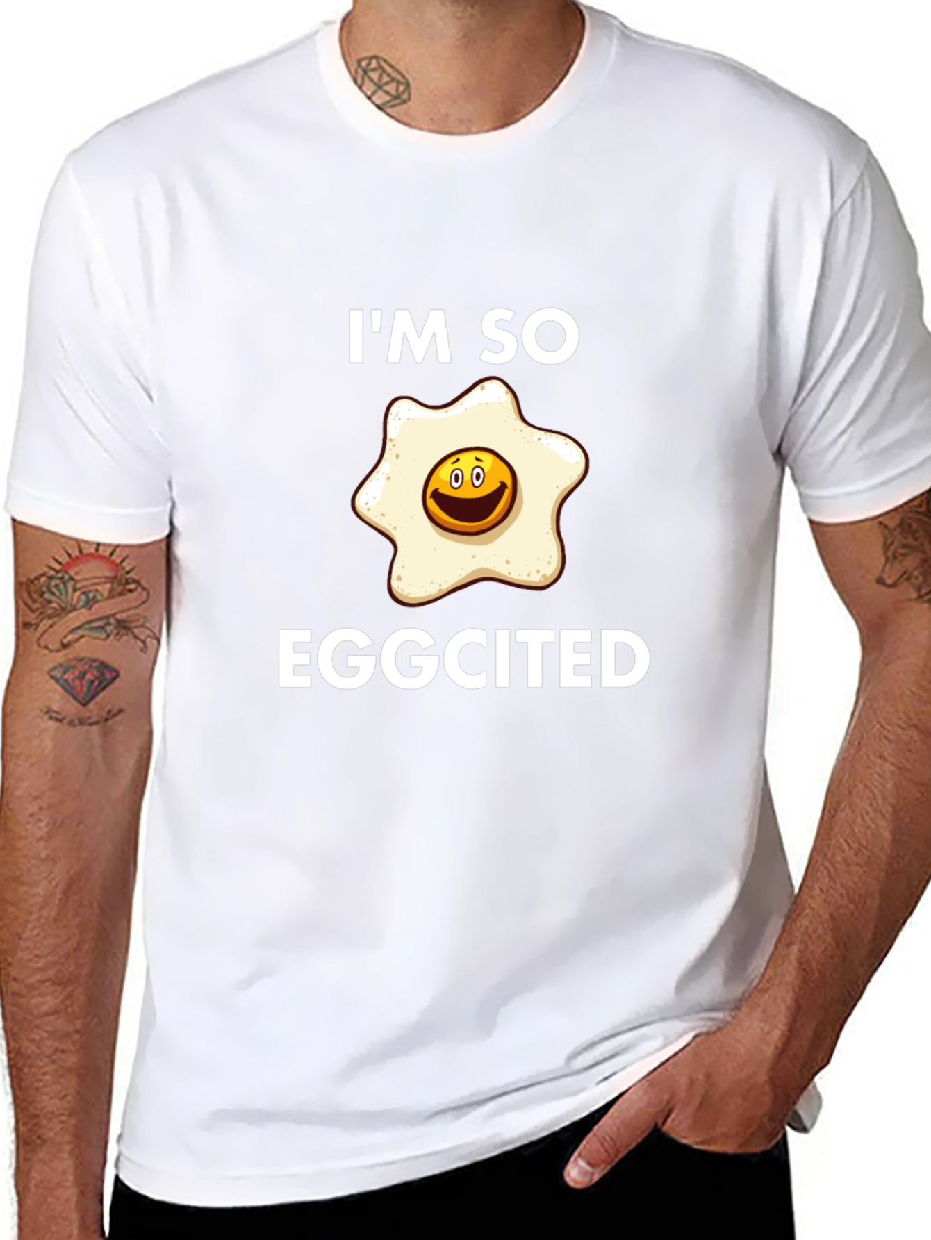 Im So Eggcited T-Shirt - Funny Egg Pun Tee