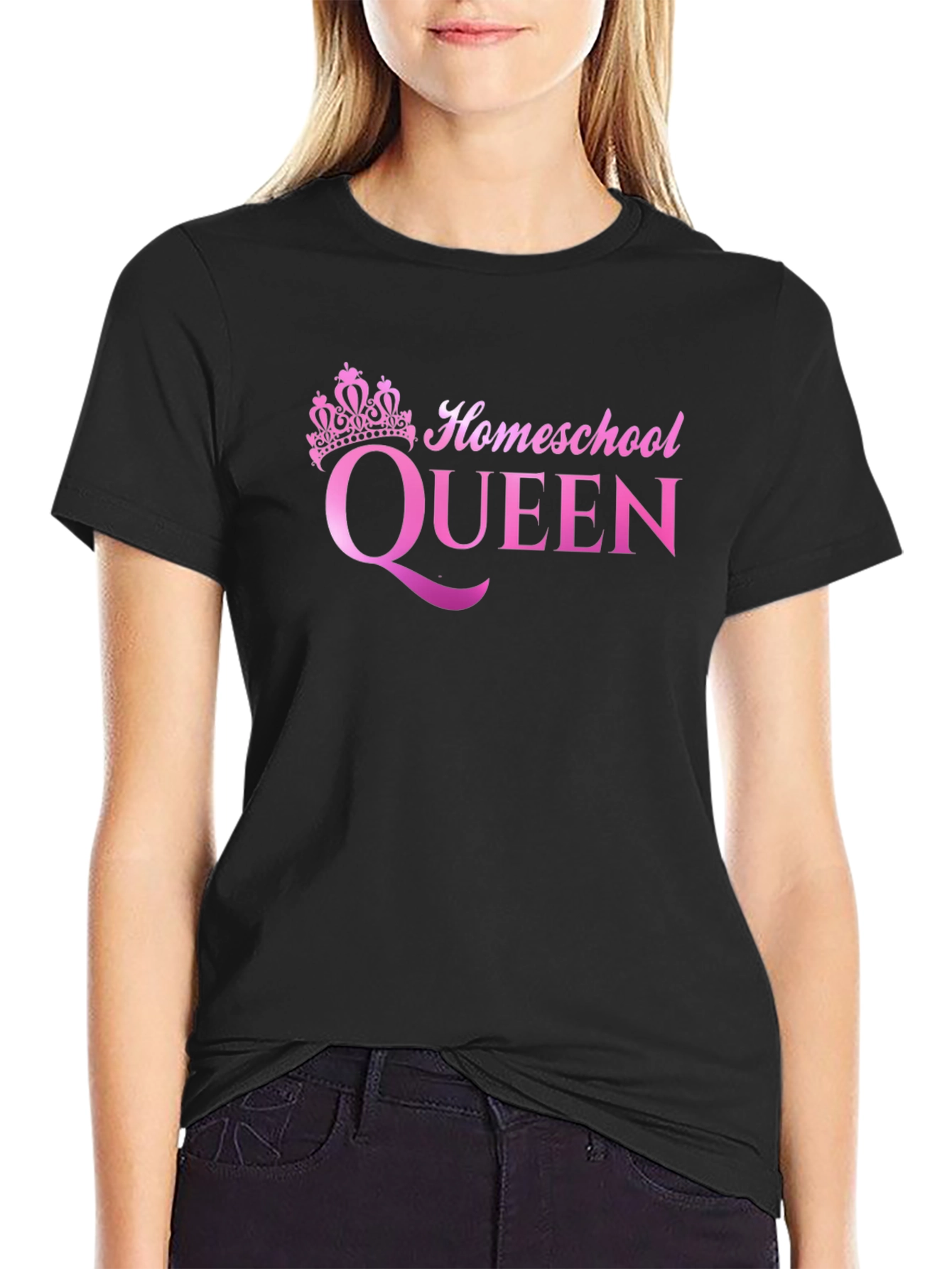 Homeschool Queen Graphic T-Shirt