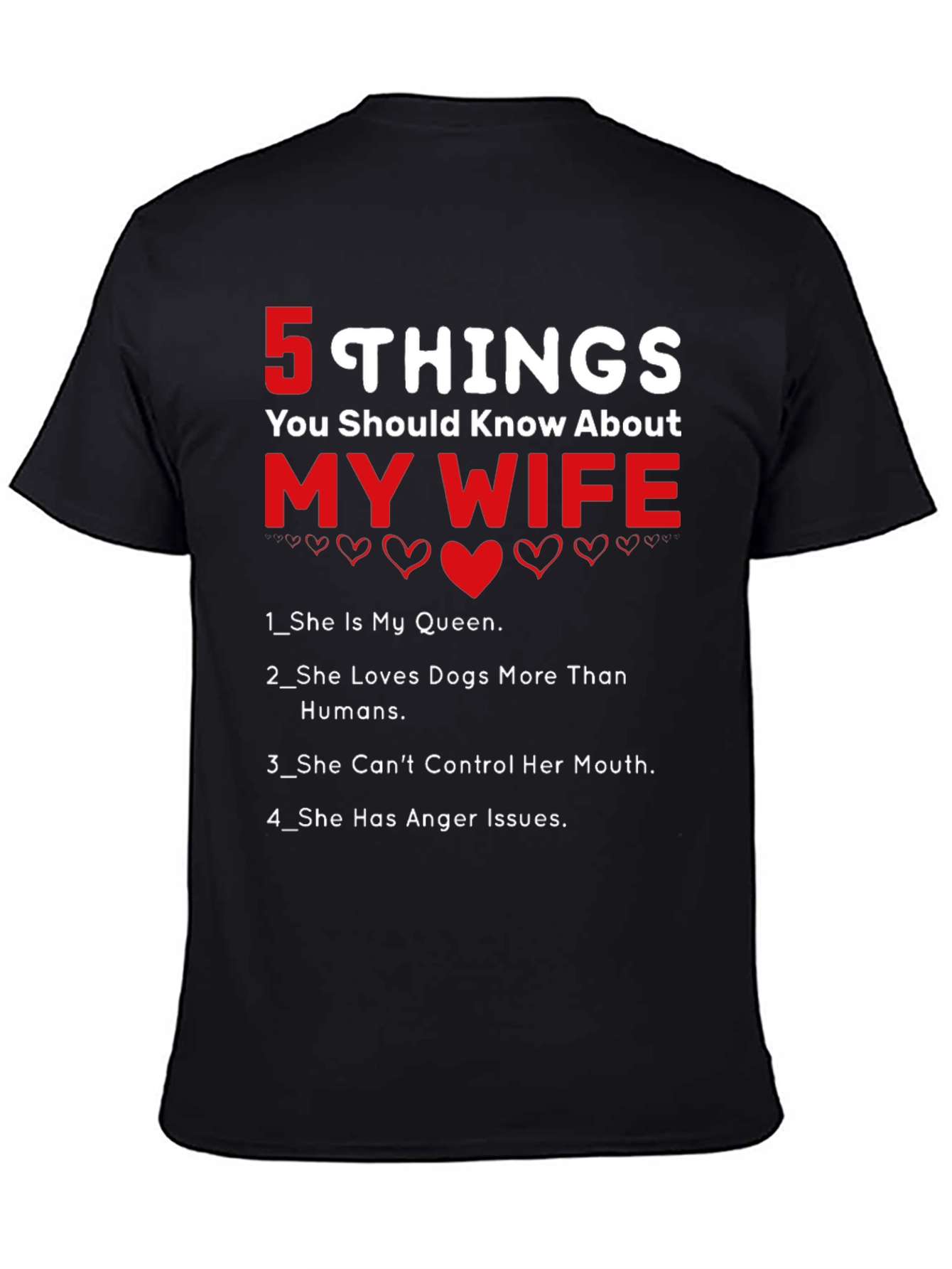 5 Things You Should Know About My Wife T-Shirt