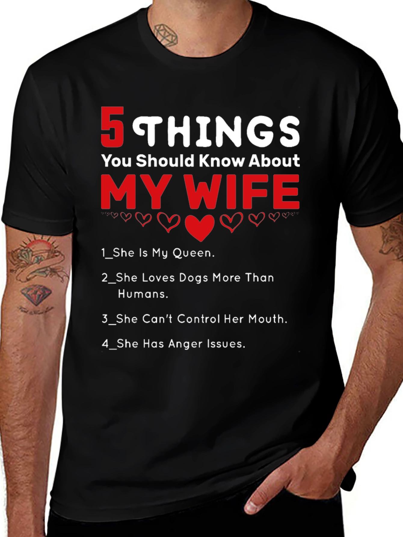 5 Things You Should Know About My Wife T-Shirt