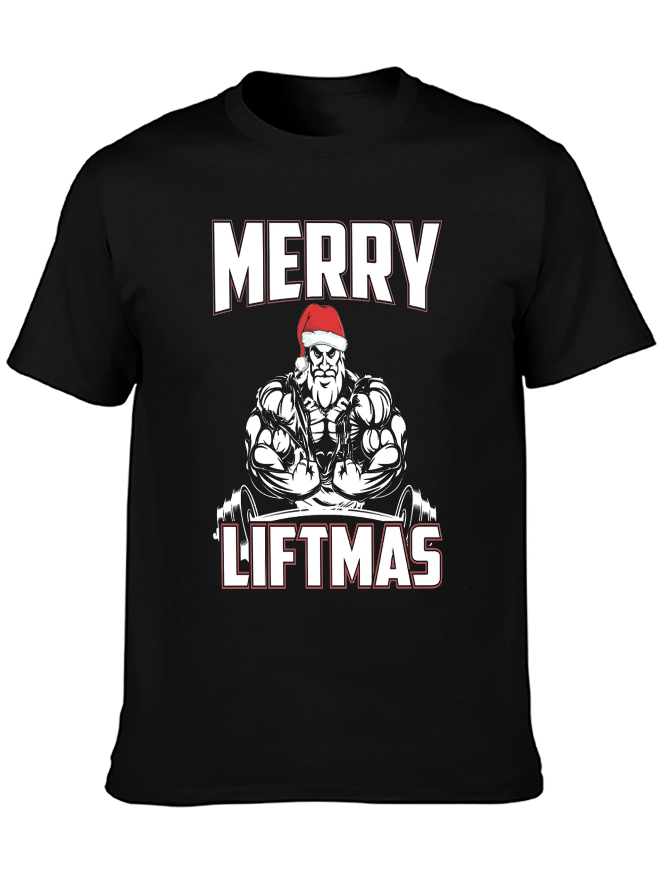 Merry Liftmas Santa Gym T-Shirt