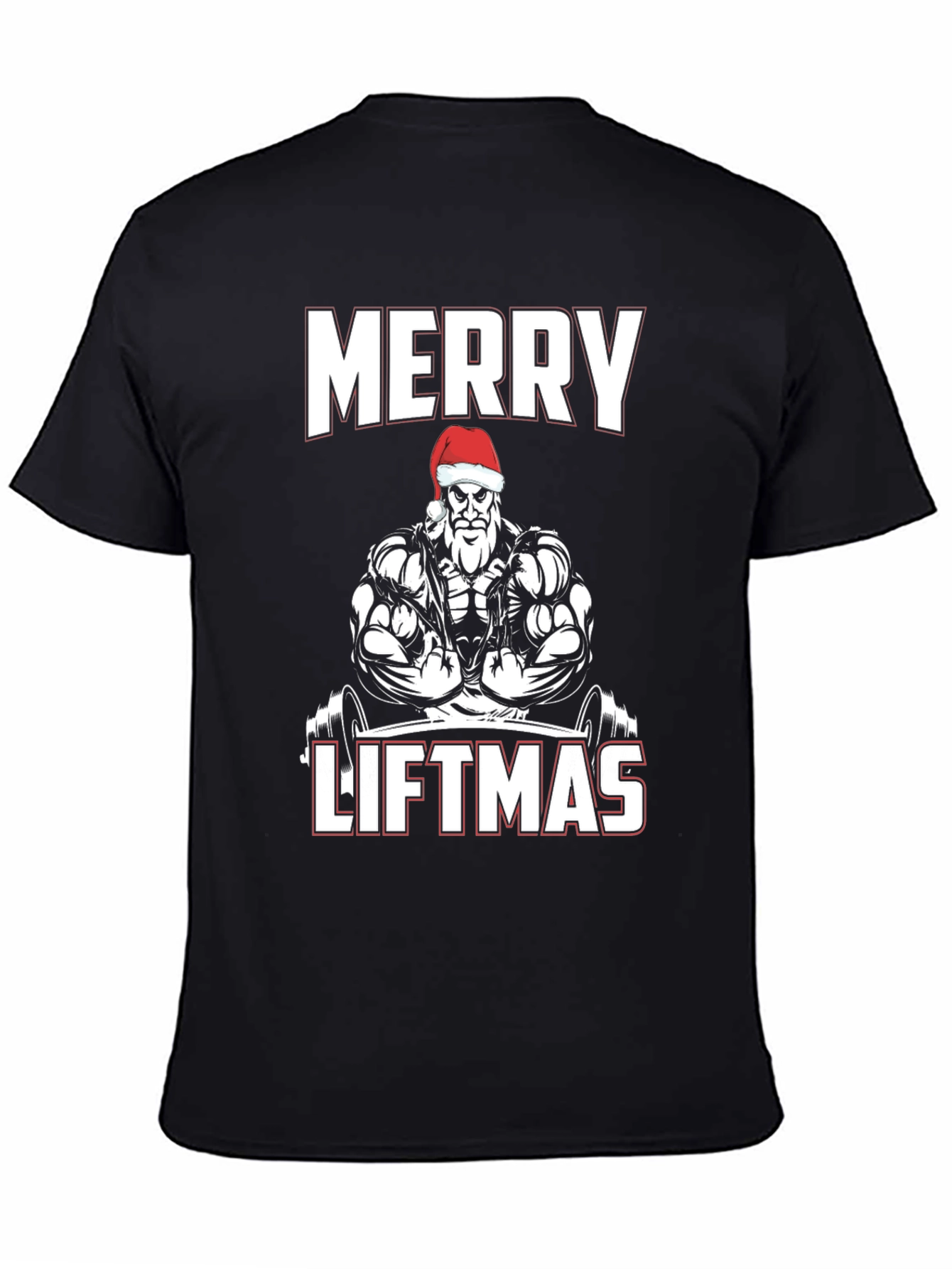 Merry Liftmas Santa Gym T-Shirt