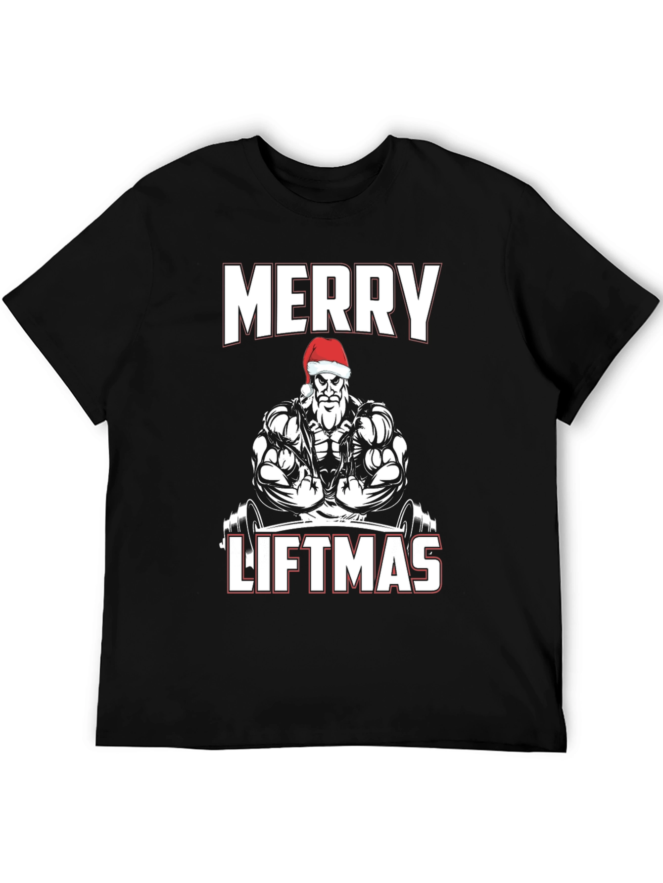 Merry Liftmas Santa Gym T-Shirt
