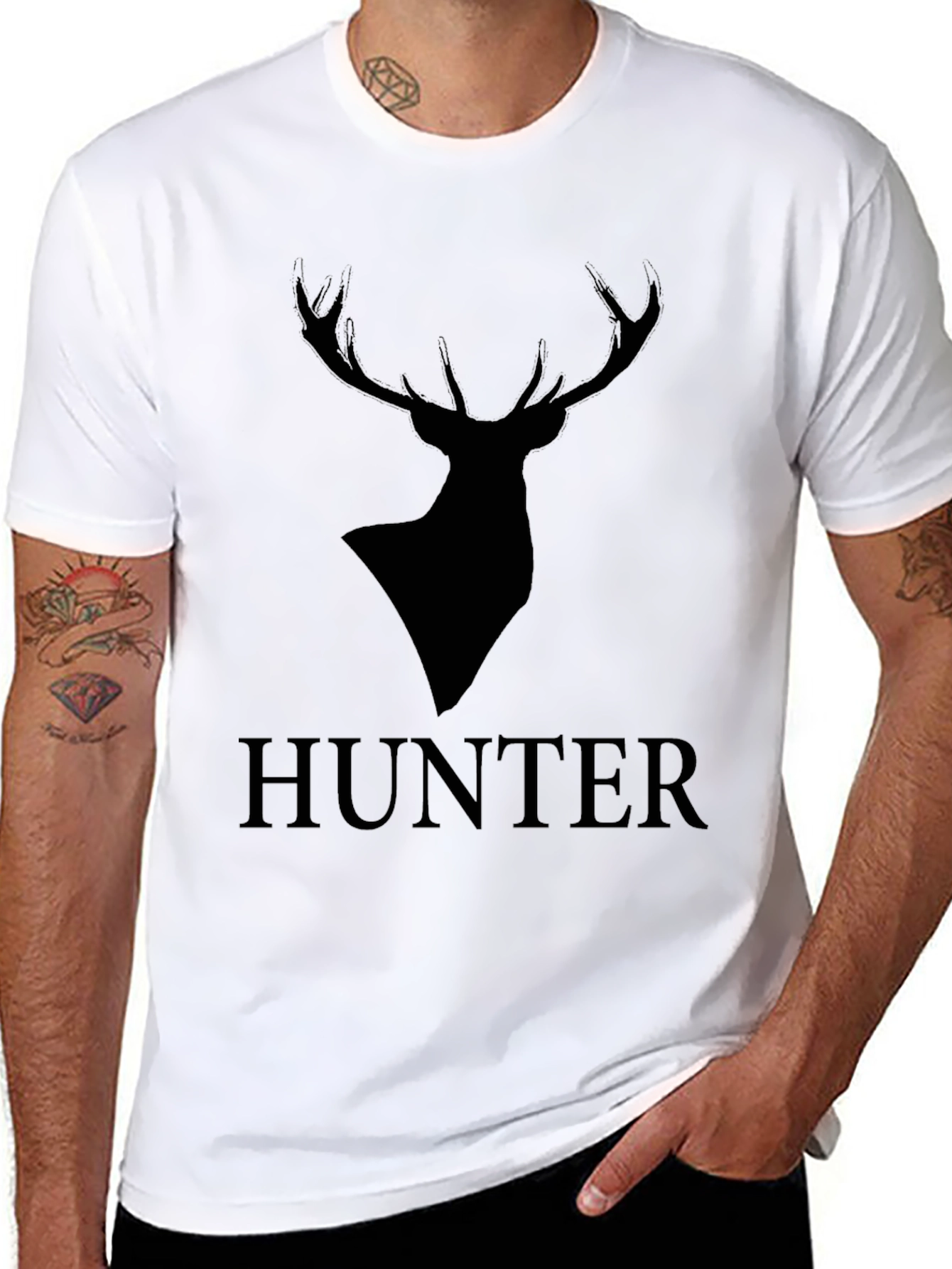 Hunter Deer Graphic T-Shirt