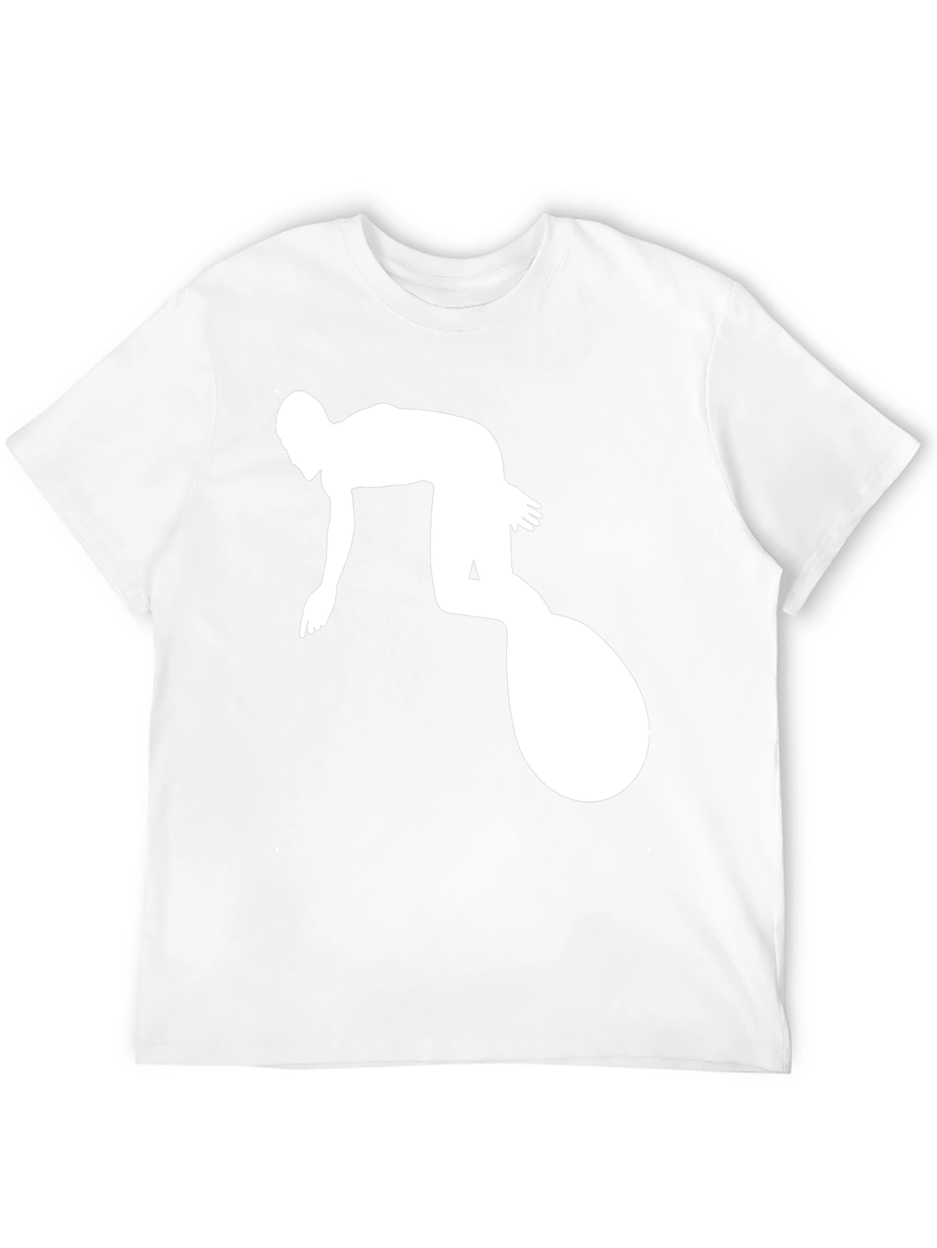 Surfer Silhouette Black T-Shirt
