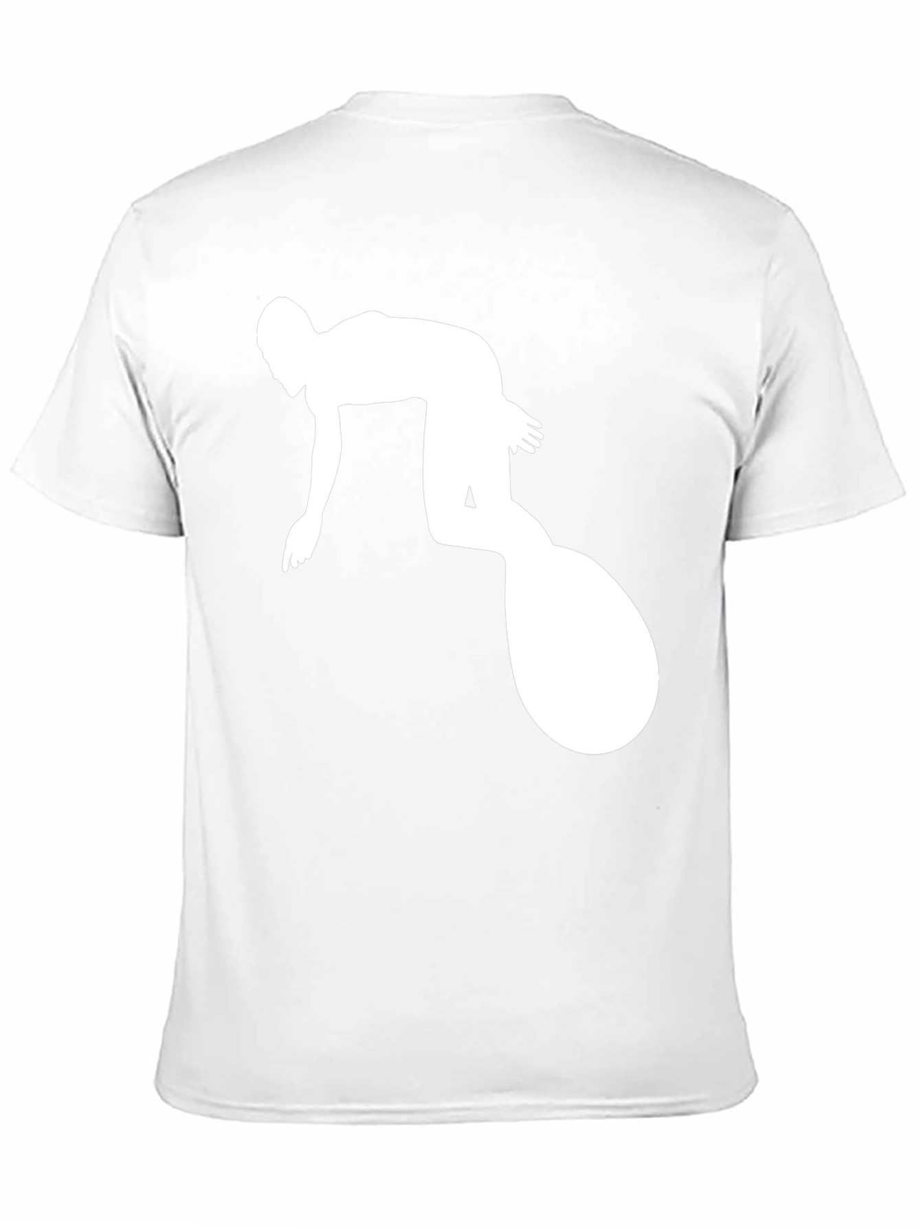 Surfer Silhouette Black T-Shirt