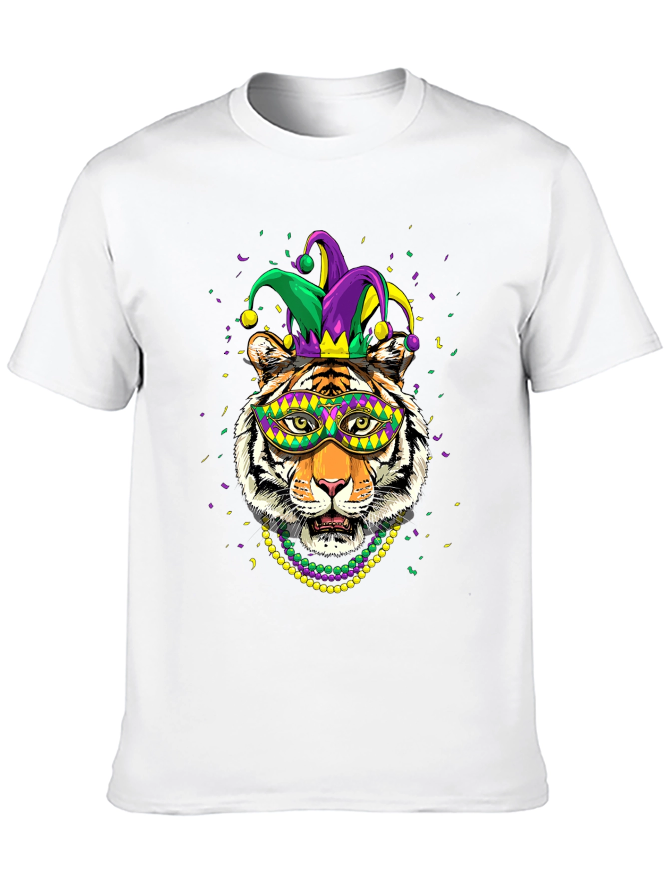 Mardi Gras Tiger Graphic Tee