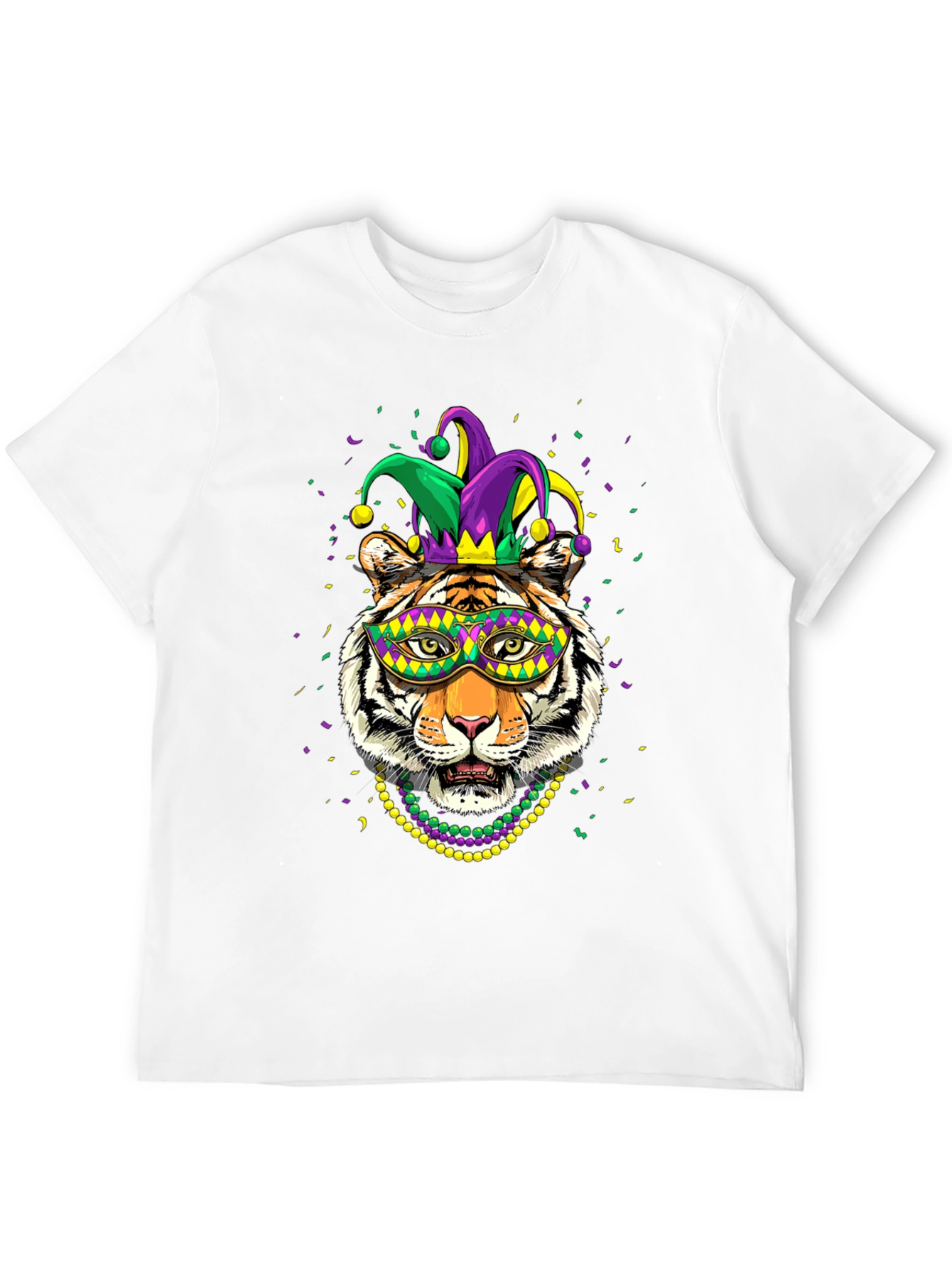 Mardi Gras Tiger Graphic Tee