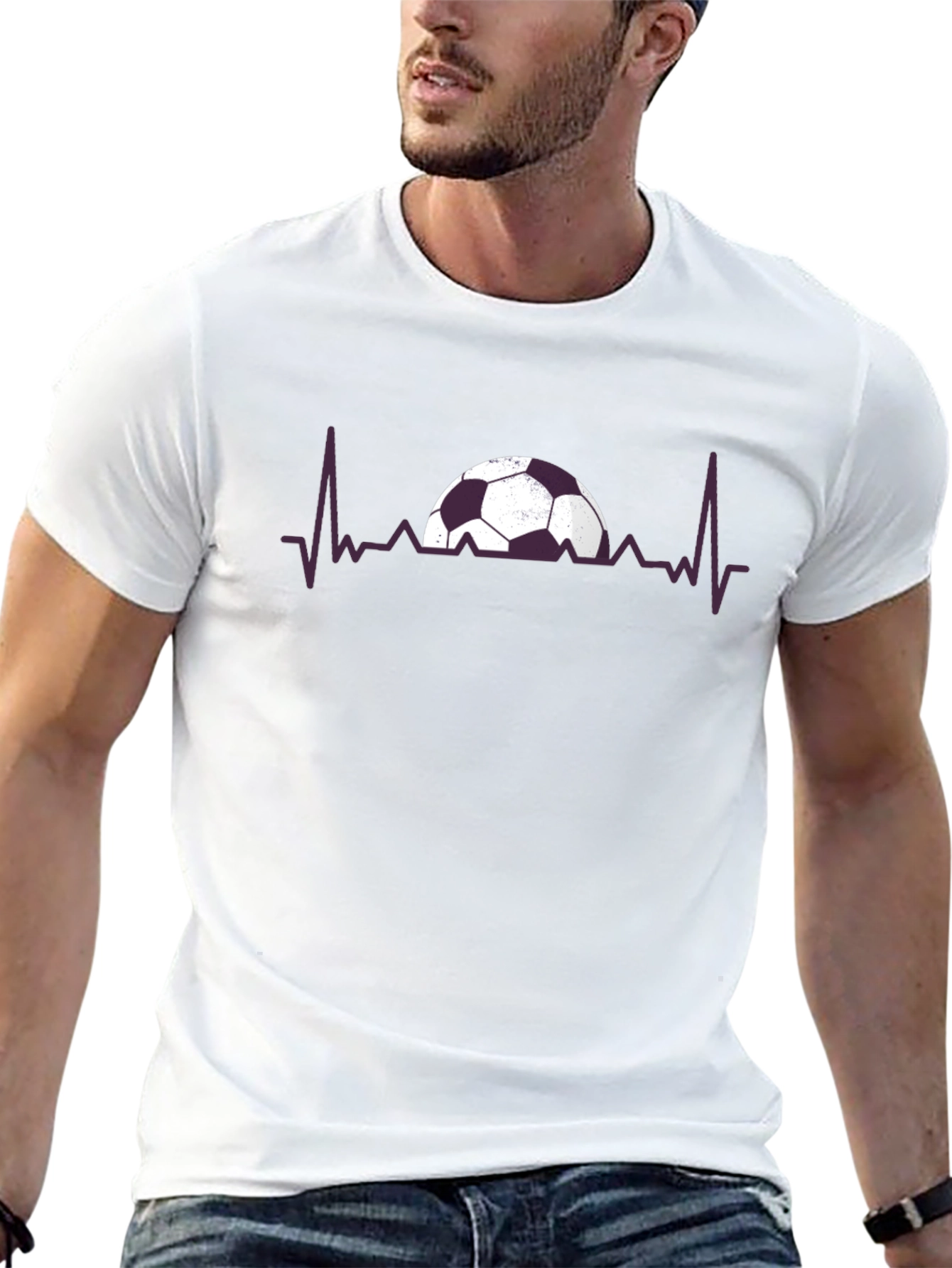 Soccer Heartbeat T-Shirt