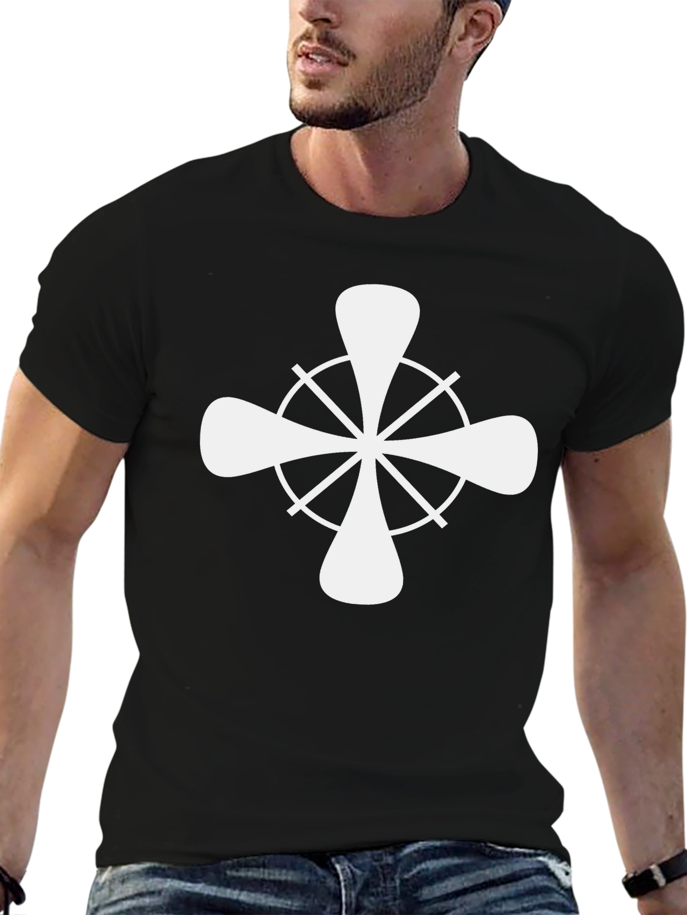 Cool Graphic Tee - Black Shirt