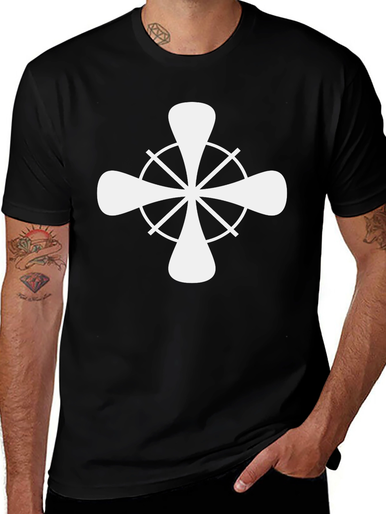 Cool Graphic Tee - Black Shirt
