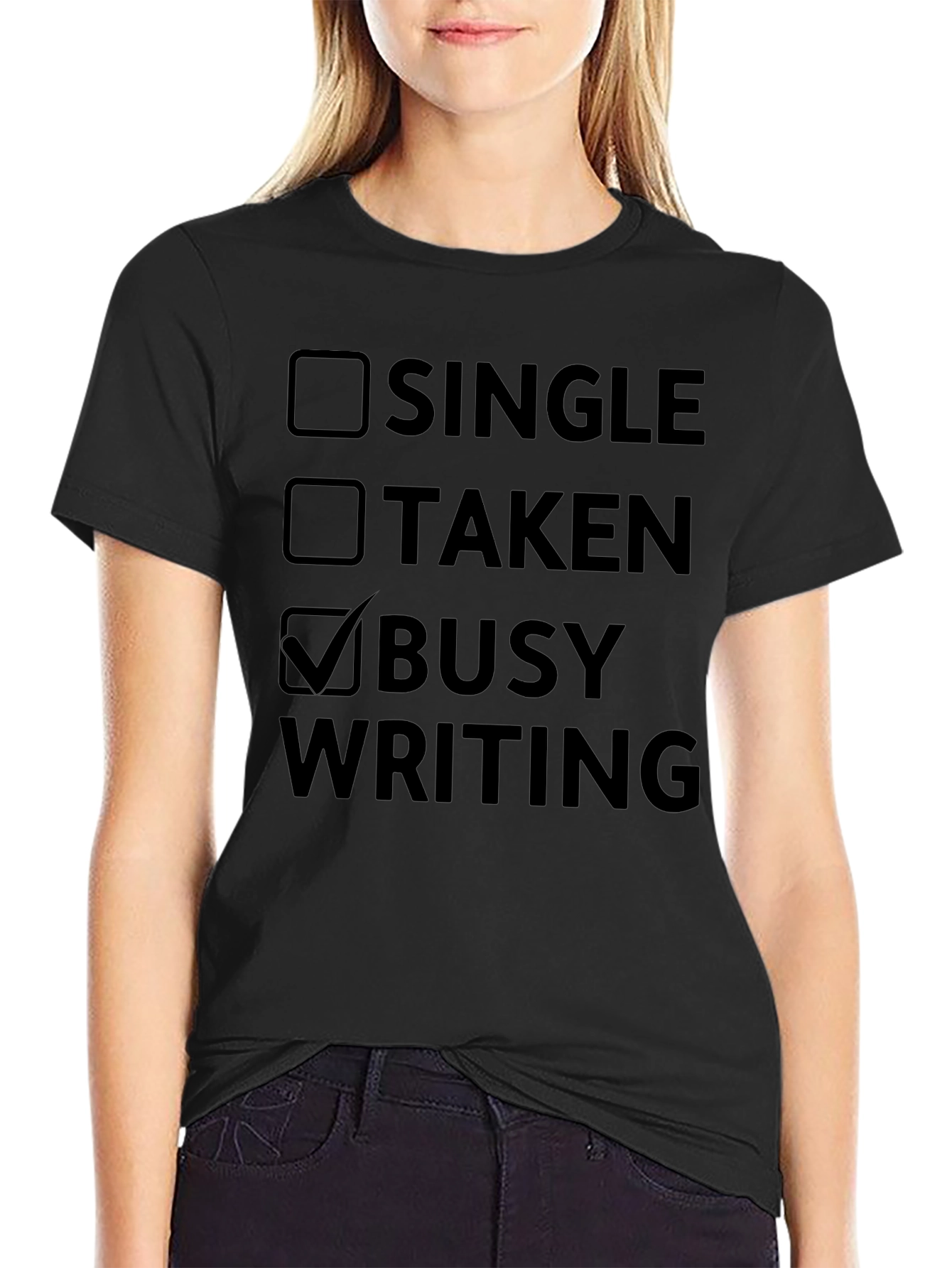 Busy Writing Novelty T-Shirt