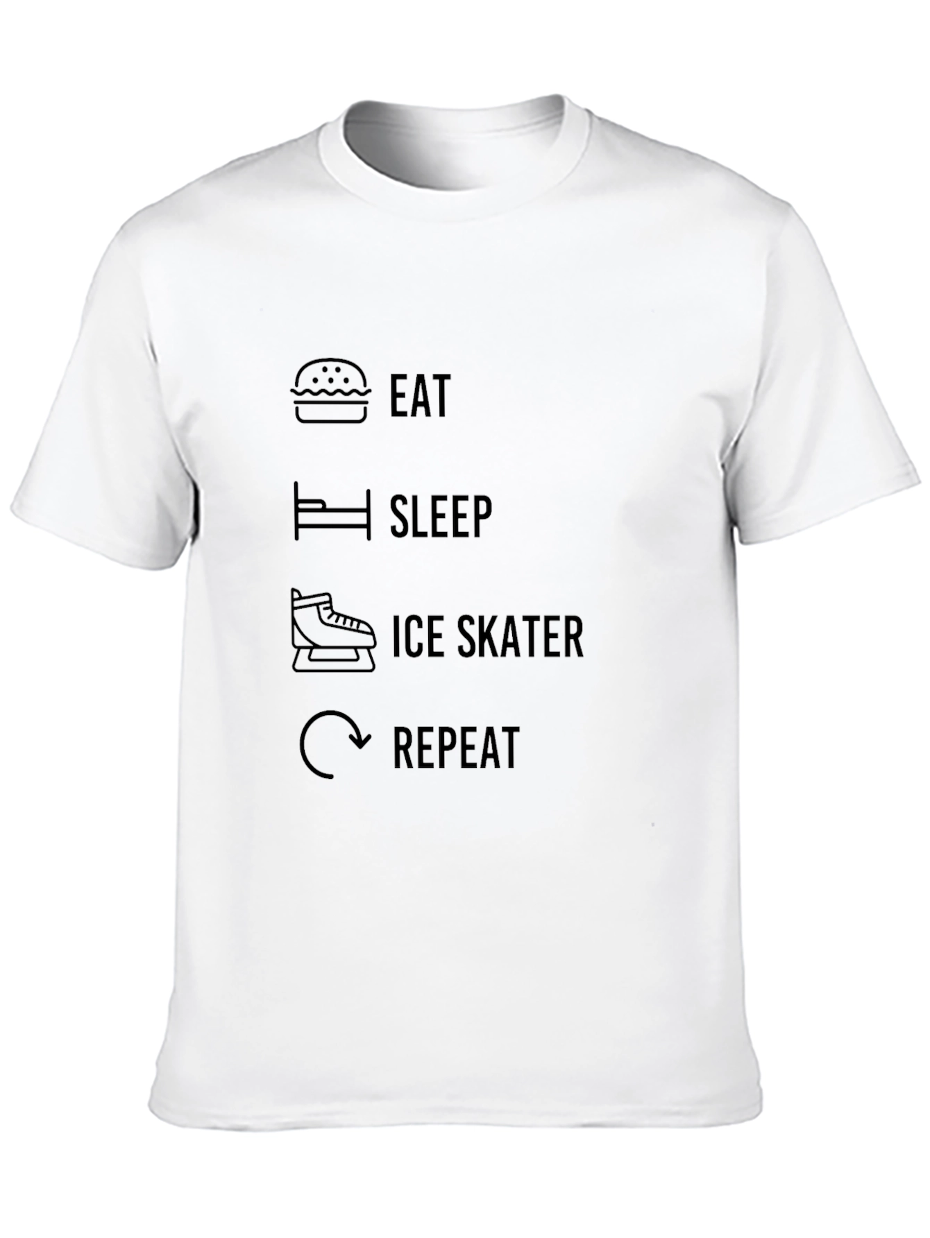 Eat Sleep Ice Skater Repeat T-Shirt