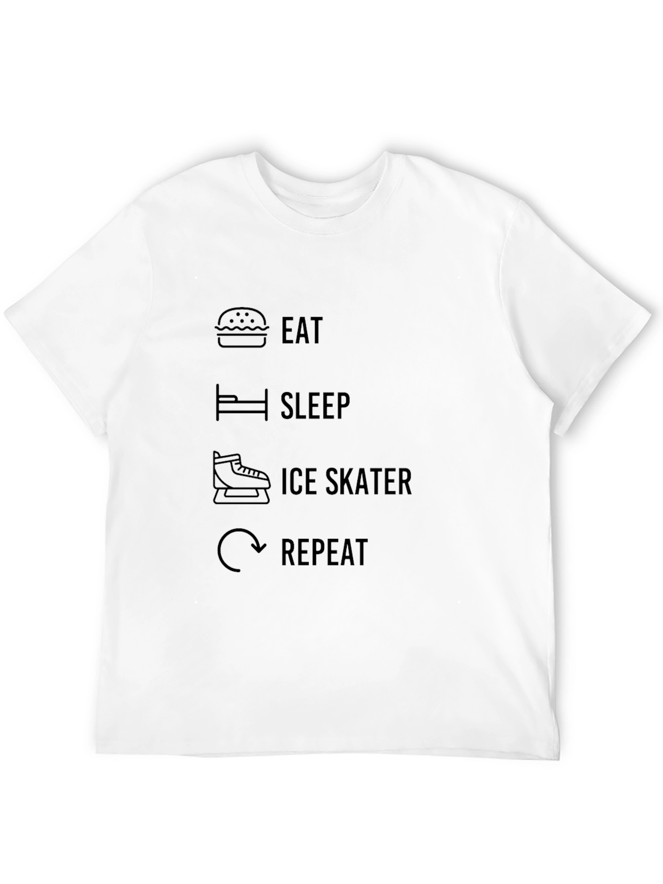 Eat Sleep Ice Skater Repeat T-Shirt