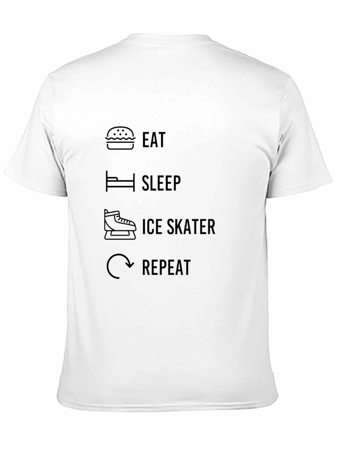 Eat Sleep Ice Skater Repeat T-Shirt