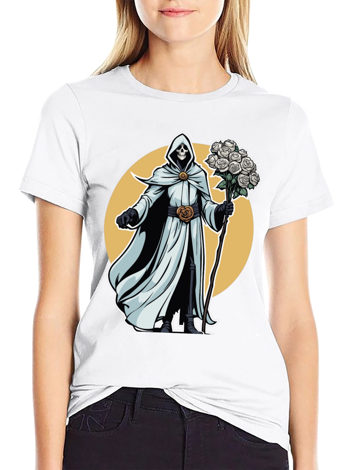 Grim Reaper Rose T-Shirt - Death Romance Tee