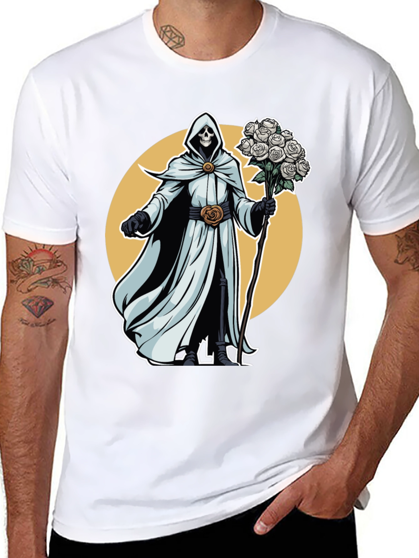 Grim Reaper Rose T-Shirt - Death Romance Tee