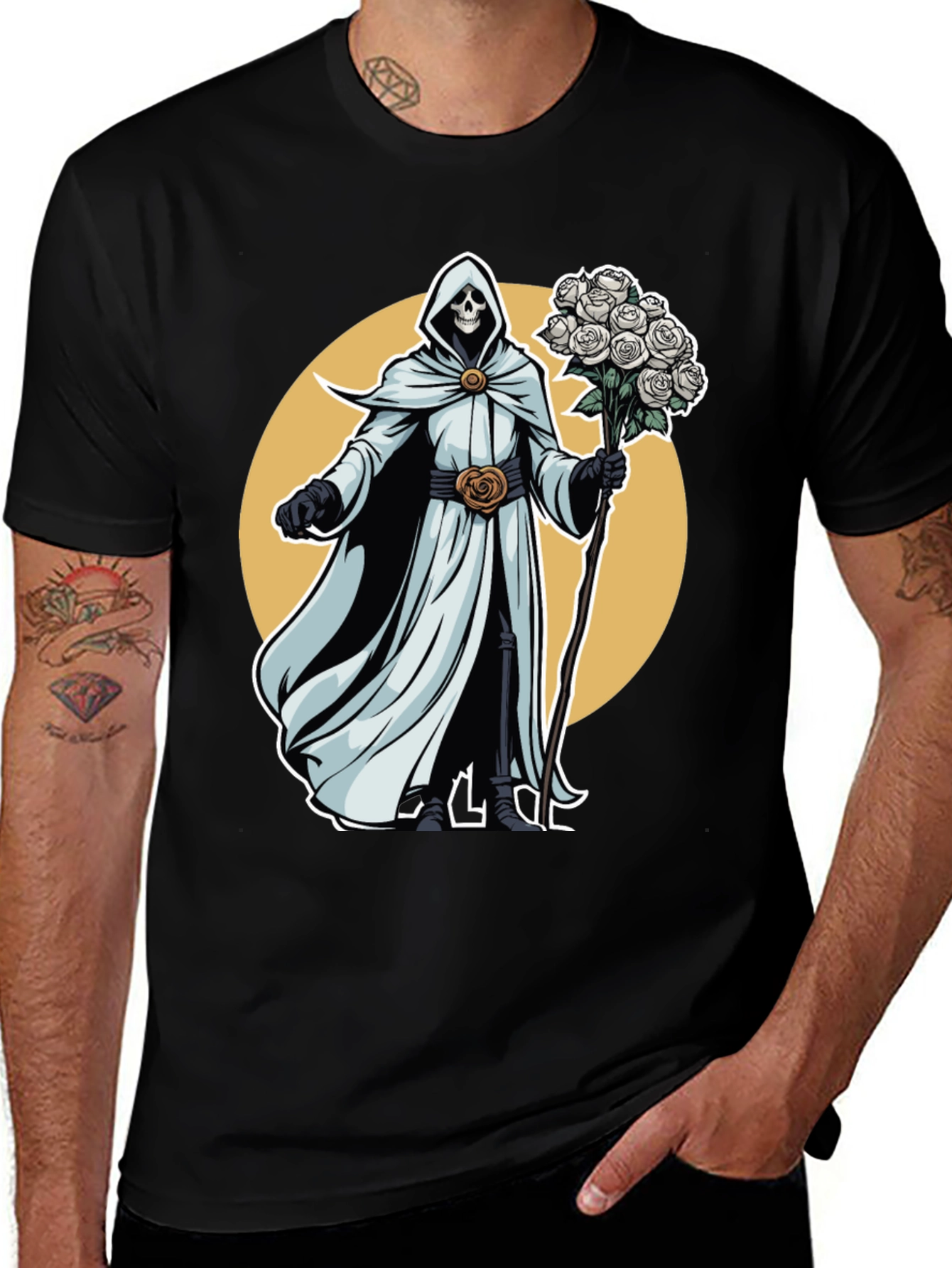 Grim Reaper Rose T-Shirt - Death Romance Tee