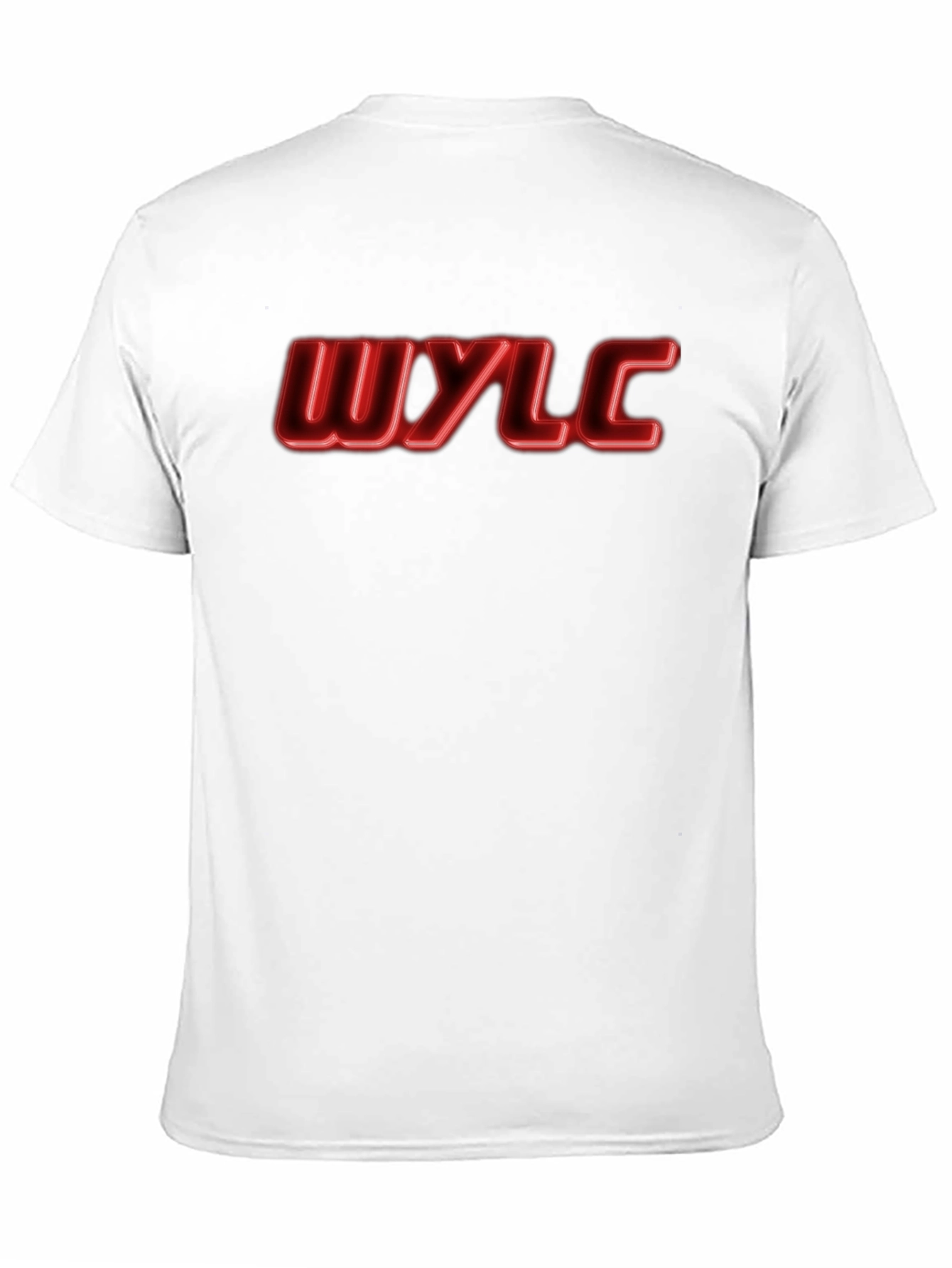 WYLC Black T-Shirt with Red Lettering